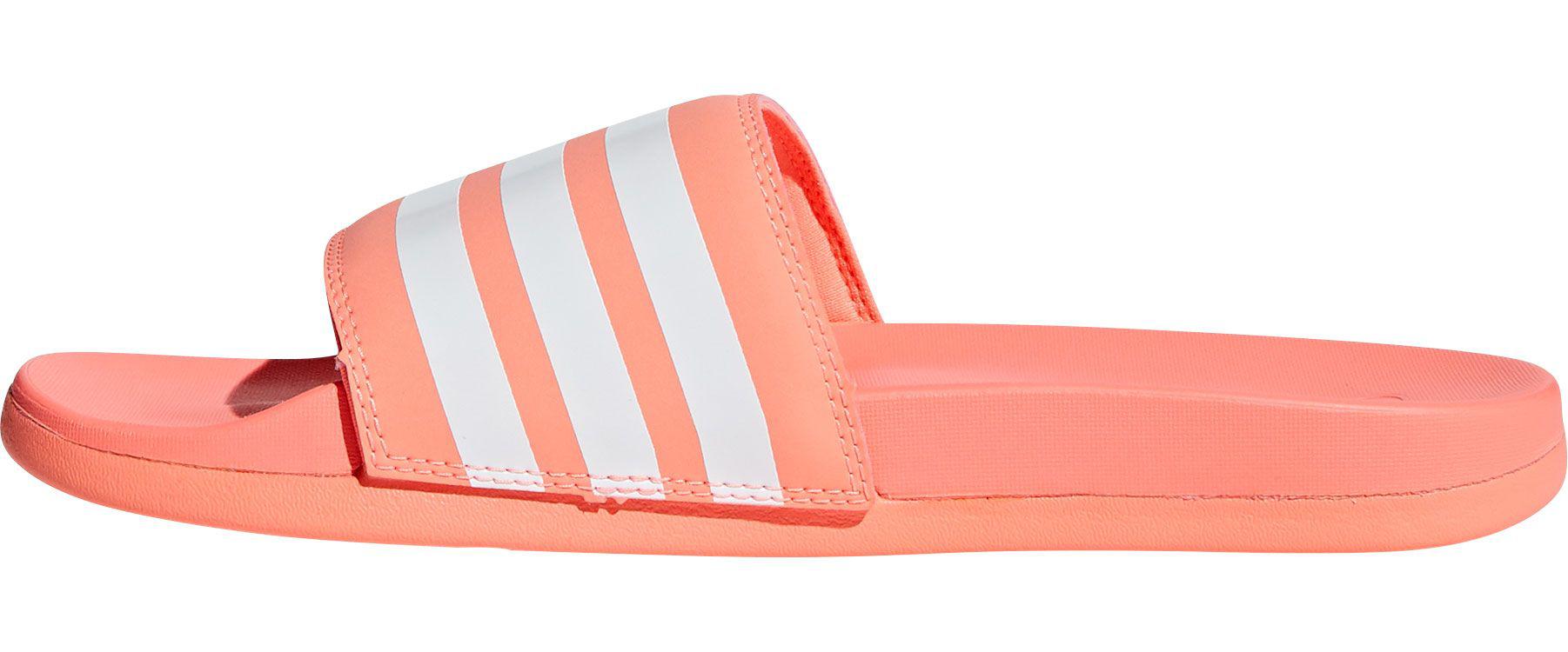 adidas adilette cloudfoam pink