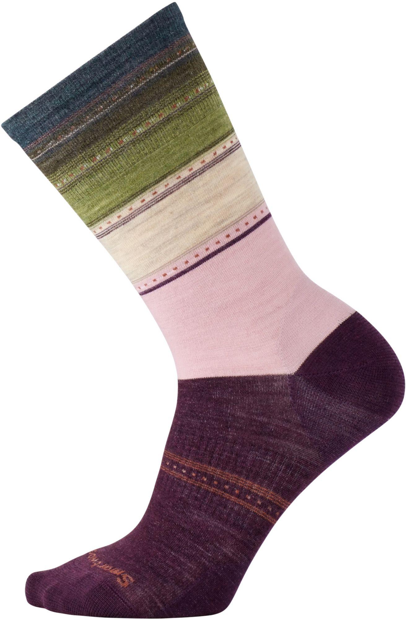 Smartwool Women/'s Margarita Ultra Light Cushion Socks Bordeaux Heather Sz S or M