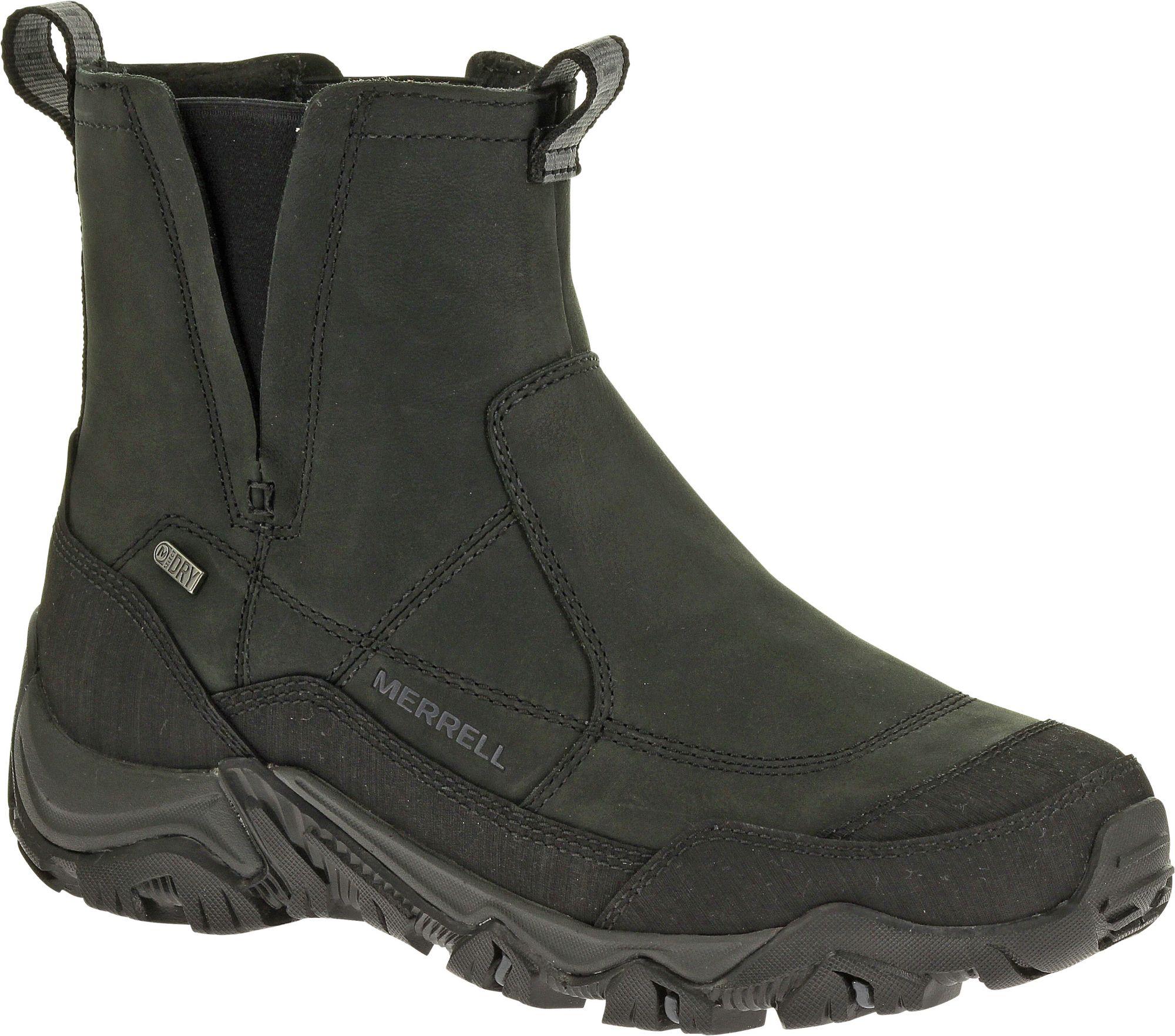 Merrell Leather Polarand Rove Waterproof 200g Pull-on Winter Boots in ...