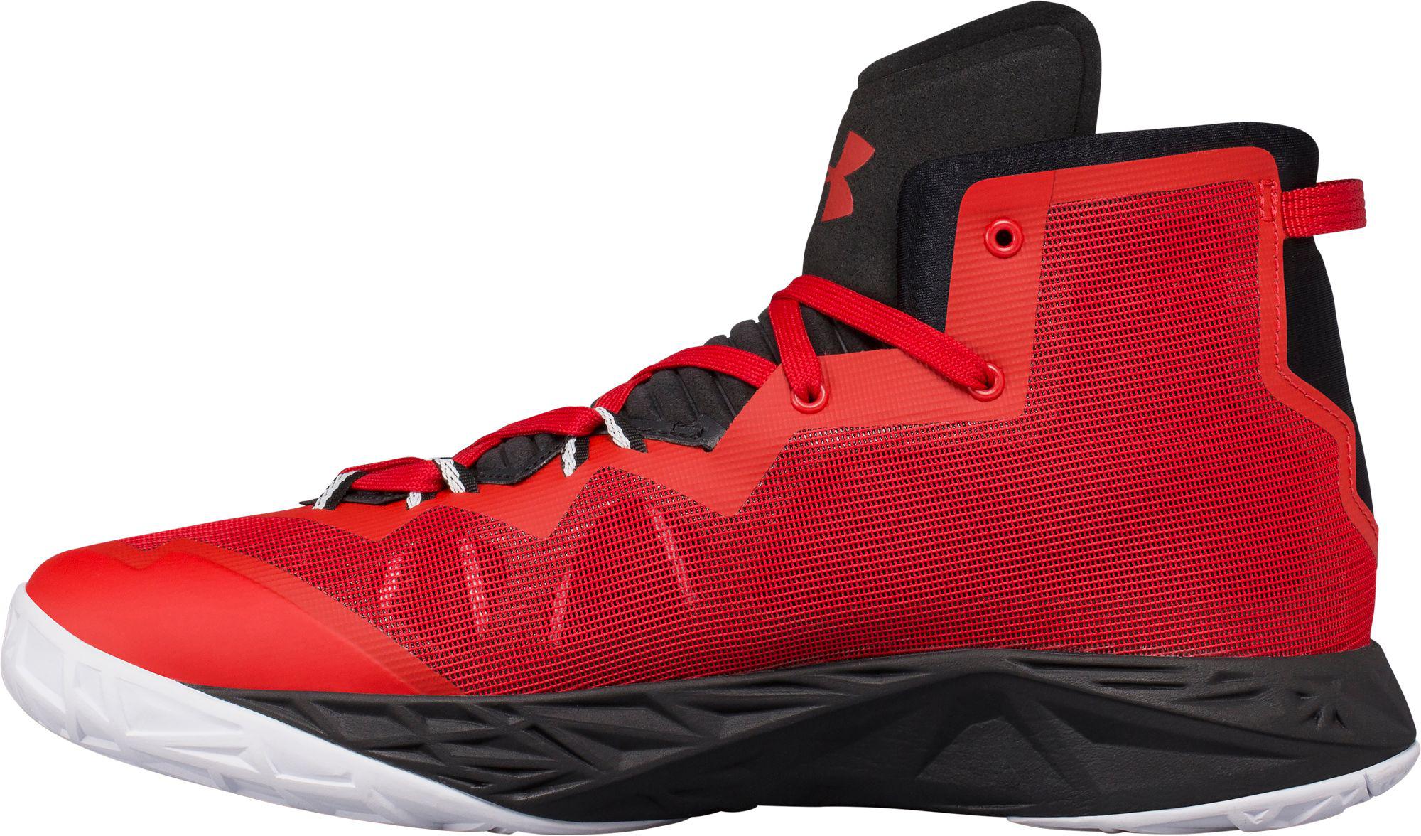 Under Armour Lightning 4 Basketball Shoes in Red/Black (Red) for Men Lyst