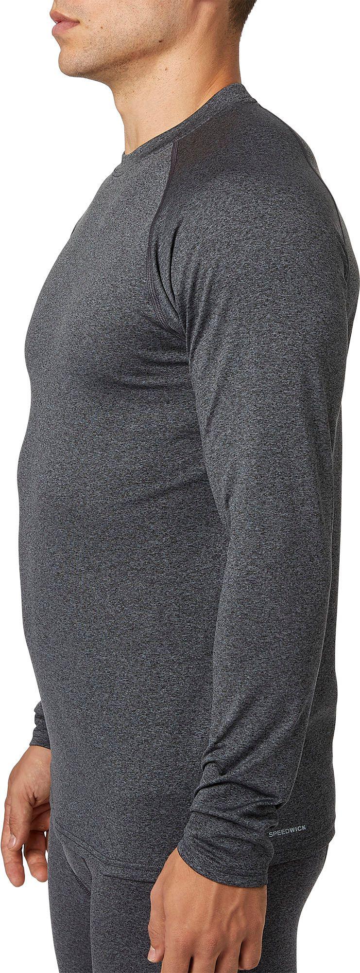 reebok girls cold weather compression crewneck long sleeve shirt