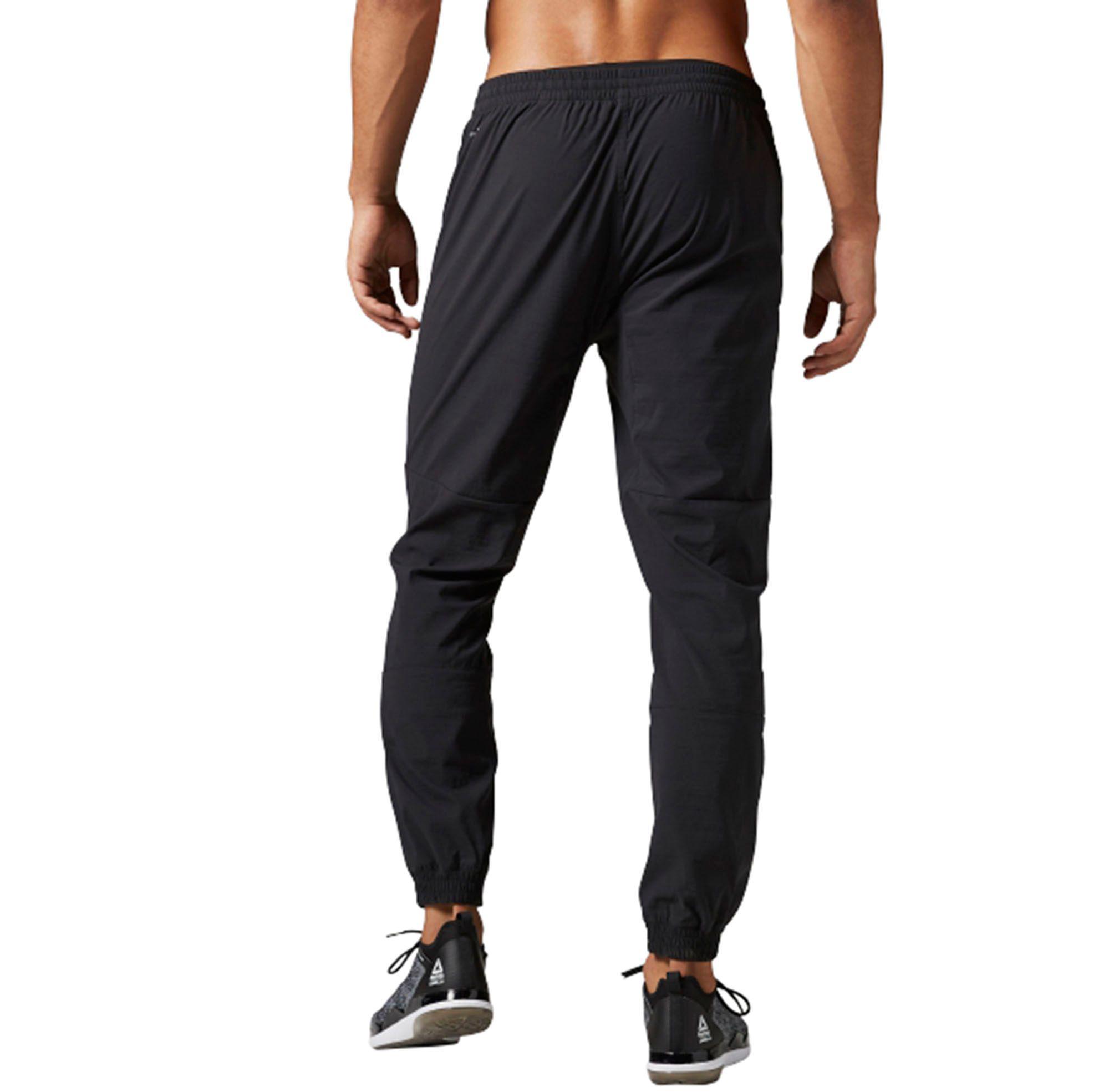 reebok men's elite woven jogger pants