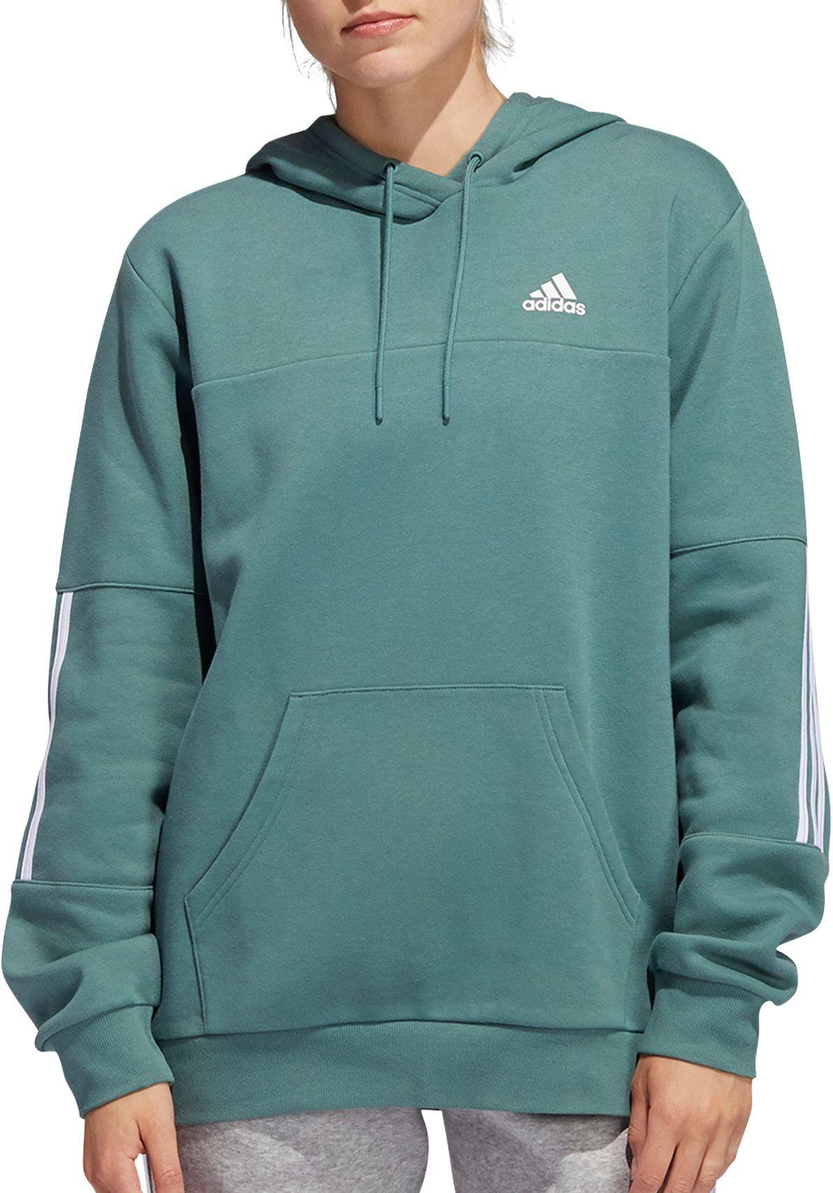 adidas three stripe pullover hoodie