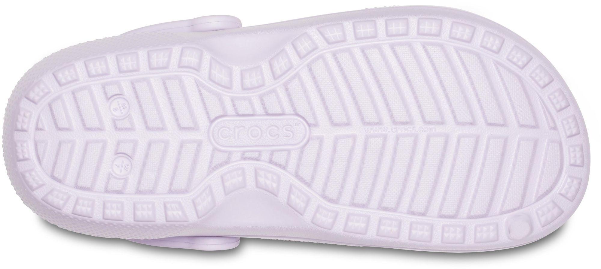 fuzz lined crocs lavender