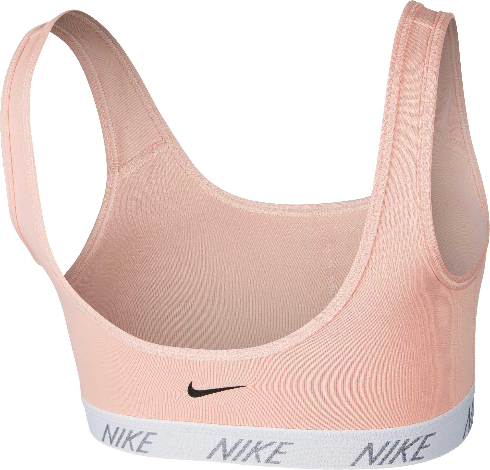 Nike Cotton Classic U-back Medium-support Sports Bra in Pink | Lyst