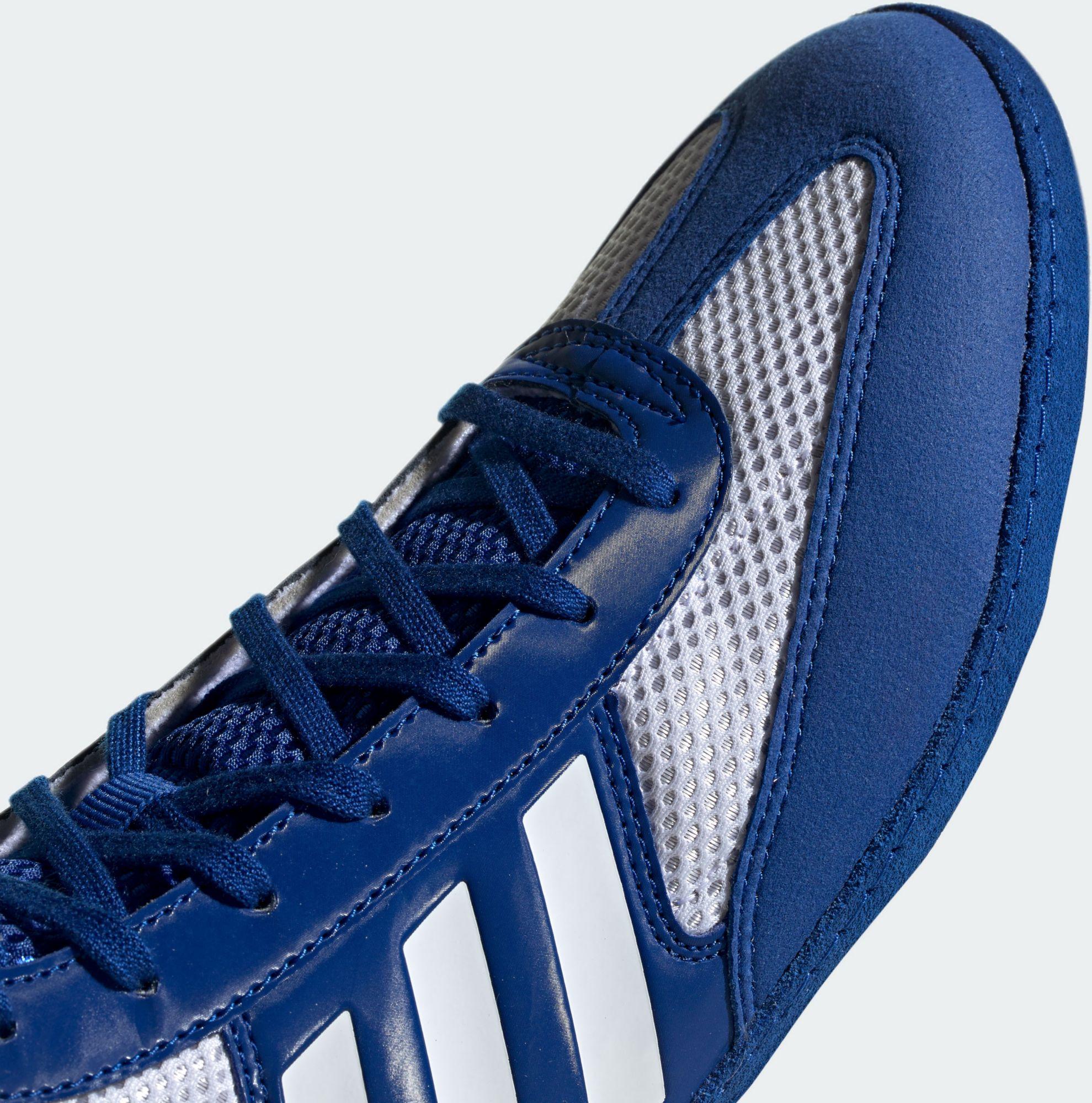 adidas Suede Combat Speed V Wrestling Shoes in Blue for Men Lyst