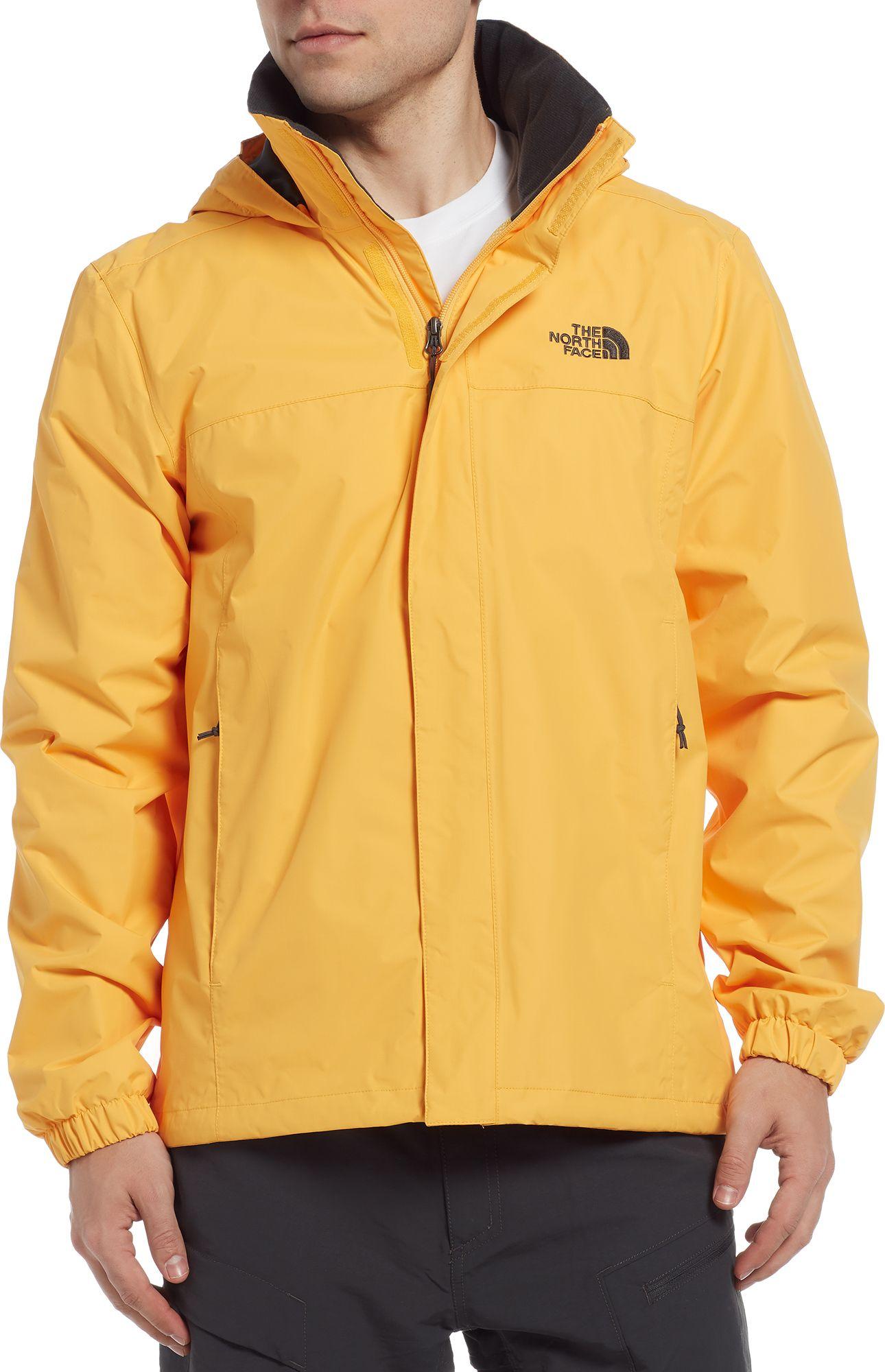 The North Face Synthetic Resolve 2 Rain Jacket in Yellow for Men Lyst
