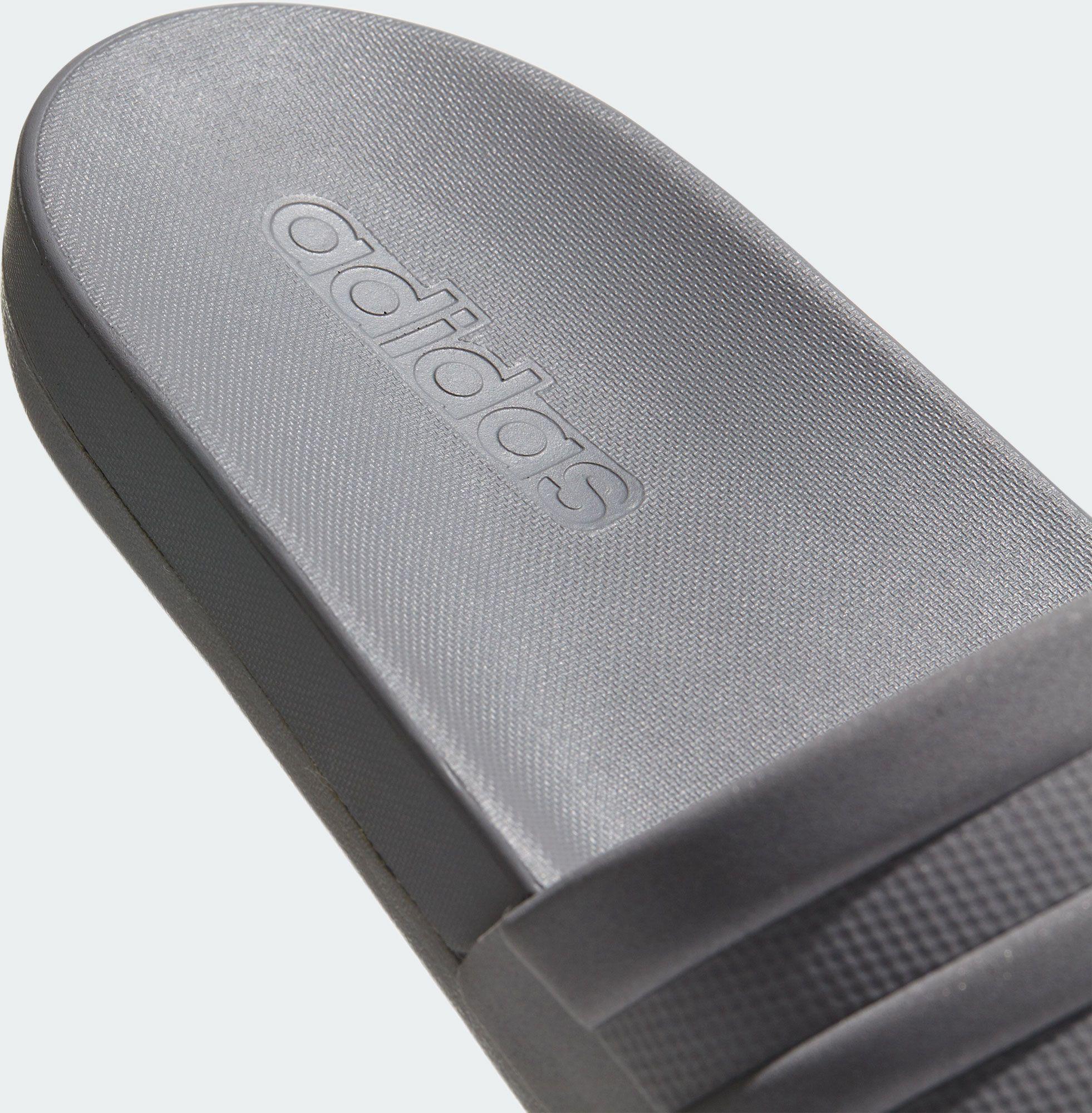 adilette cloudfoam plus mono slides grey