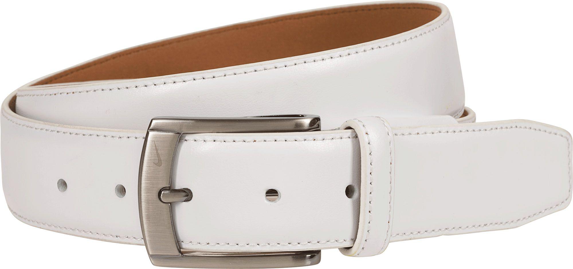 Nike Leather G-flex Feather Edge Golf Belt in White for Men - Lyst