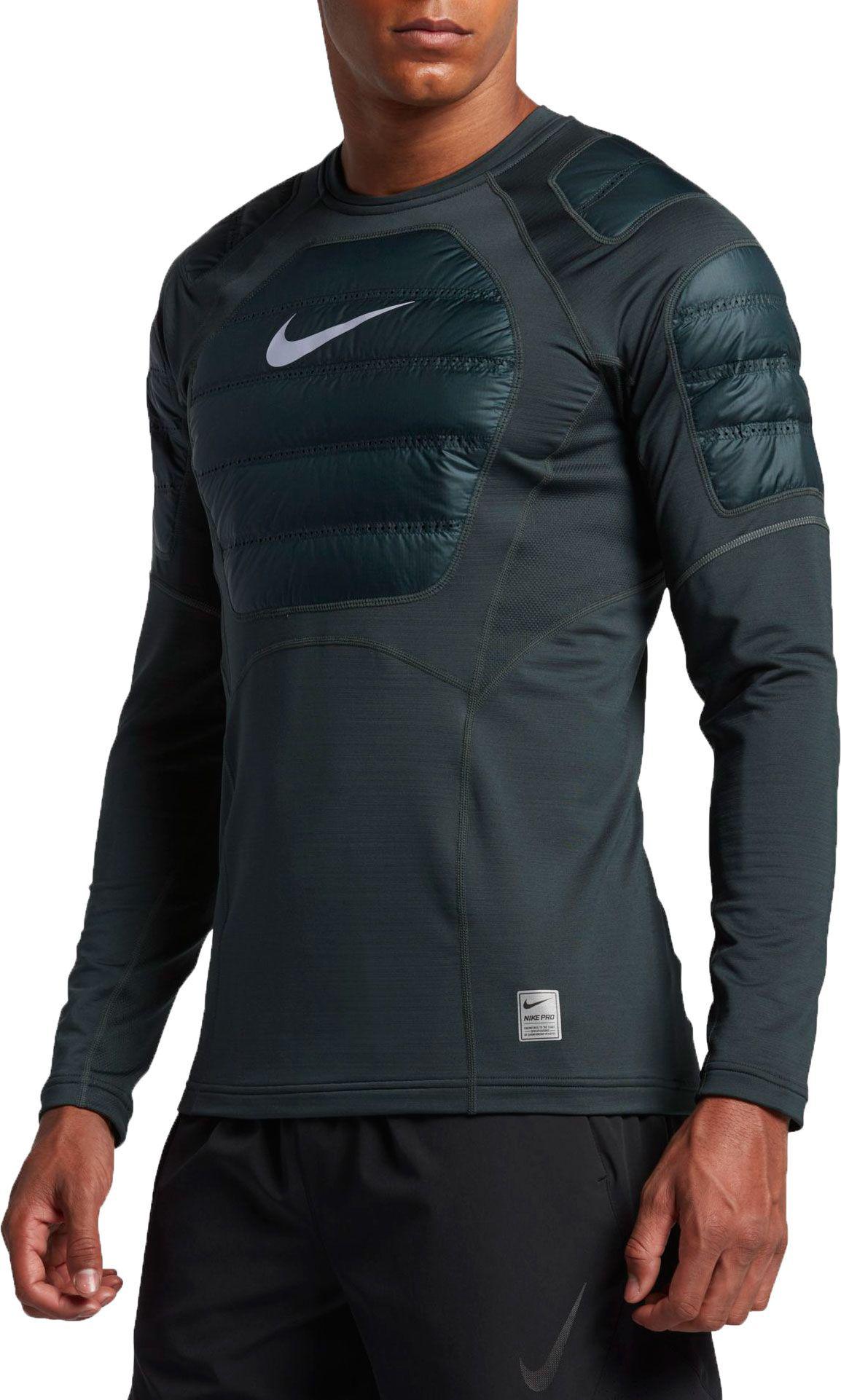 nike men's pro aeroloft long sleeve shirt