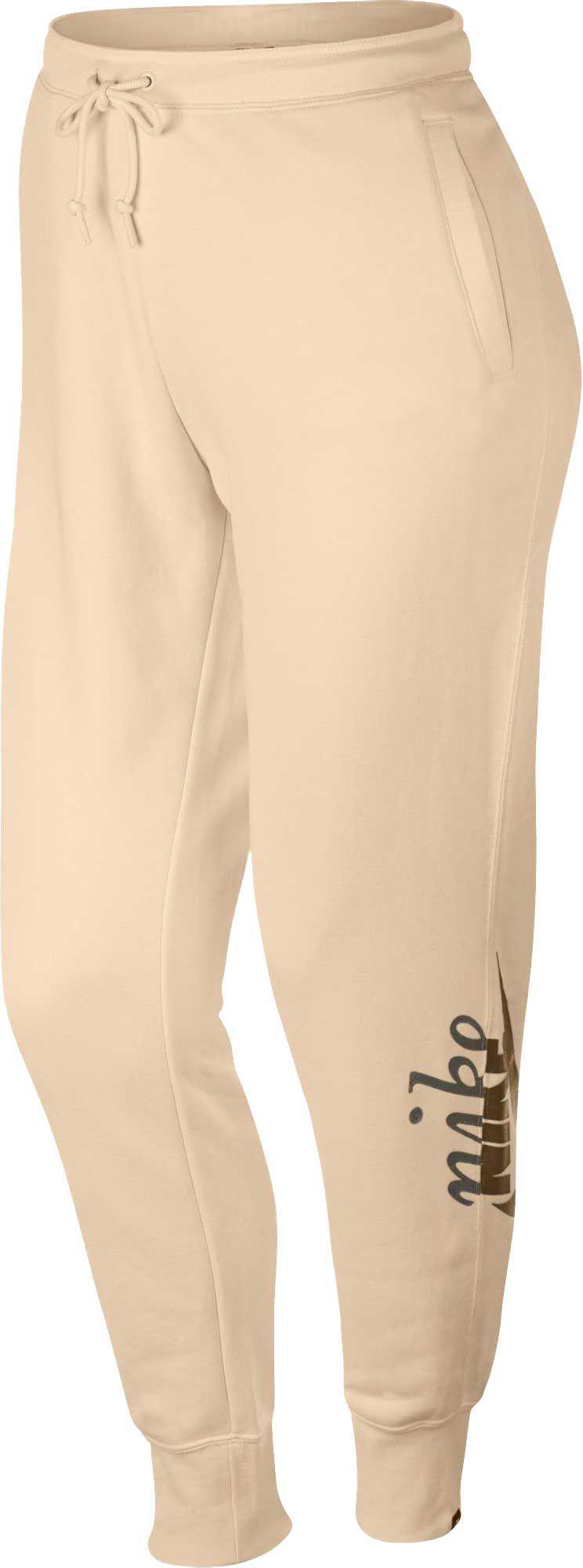 nike women's sportswear metallic rally joggers