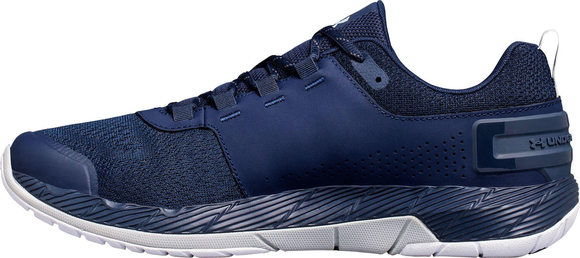 Under Armour Leather Commit Tr Ex Cross Trainer Sneaker in Navy (Blue ...