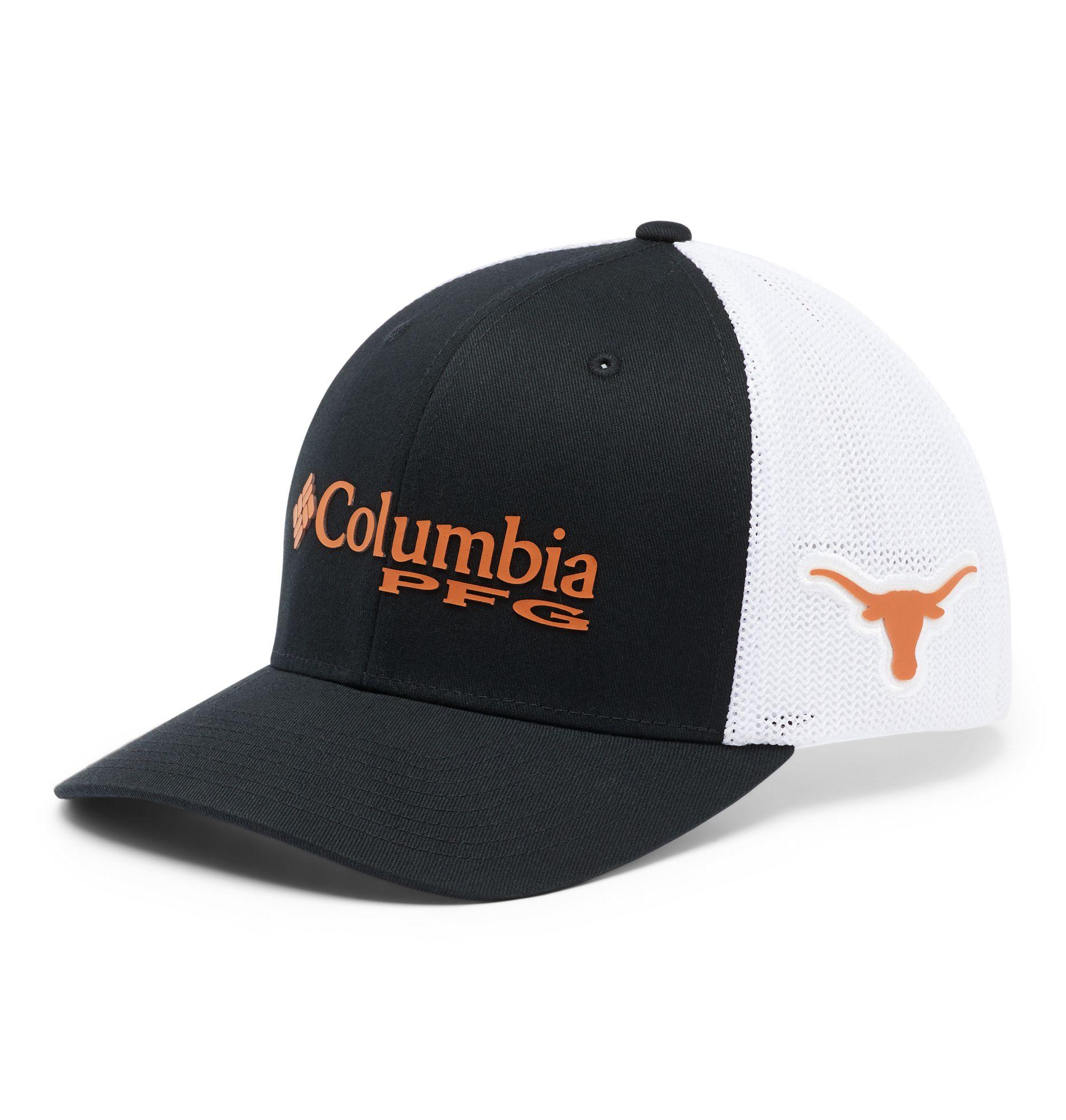Columbia Texas Longhorns Pfg Mesh Fitted Black Hat for Men Lyst