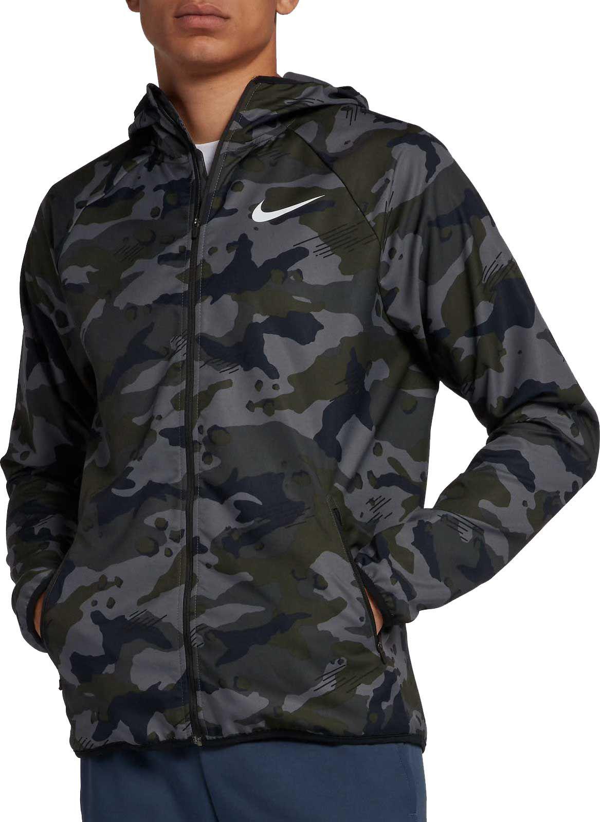 Nike SB Flex Chrome Camo Jacket - Medium Olive/Black