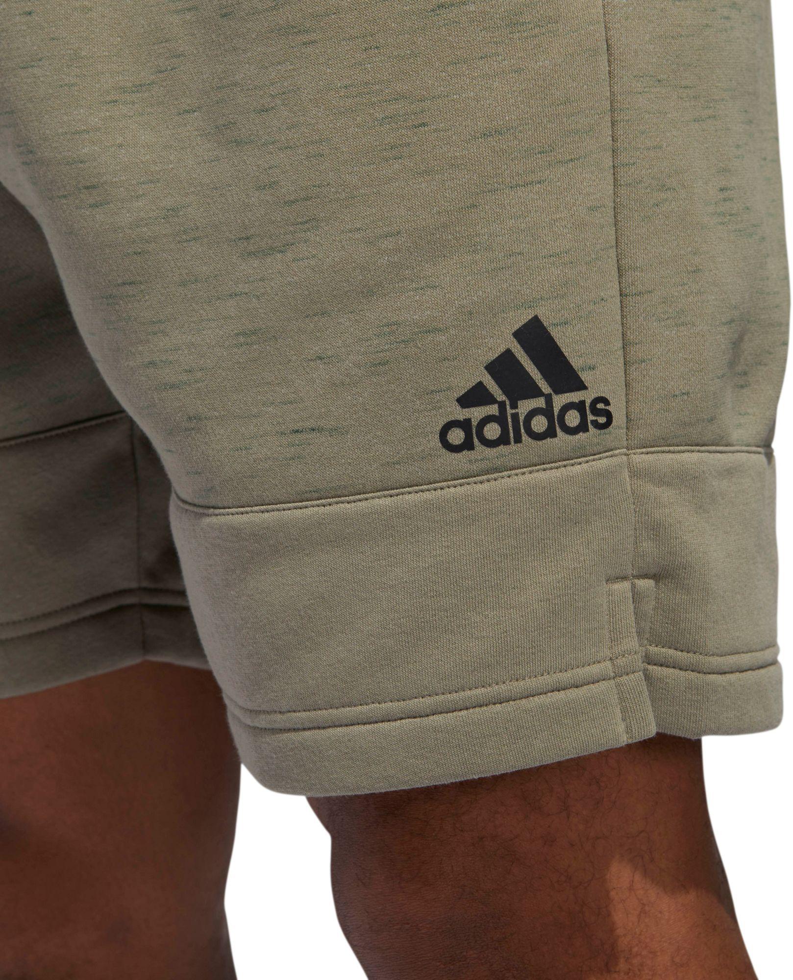 adidas men's post game fleece shorts