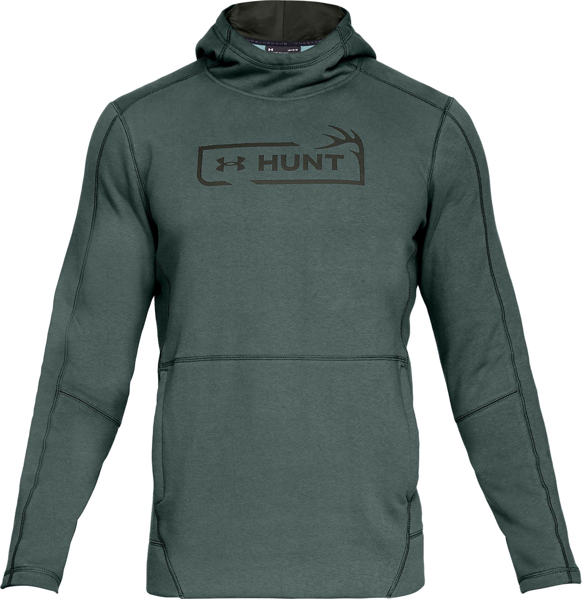 Under Armour Rival Fleece Hunt Icon Hoodie in Green for Men - Lyst