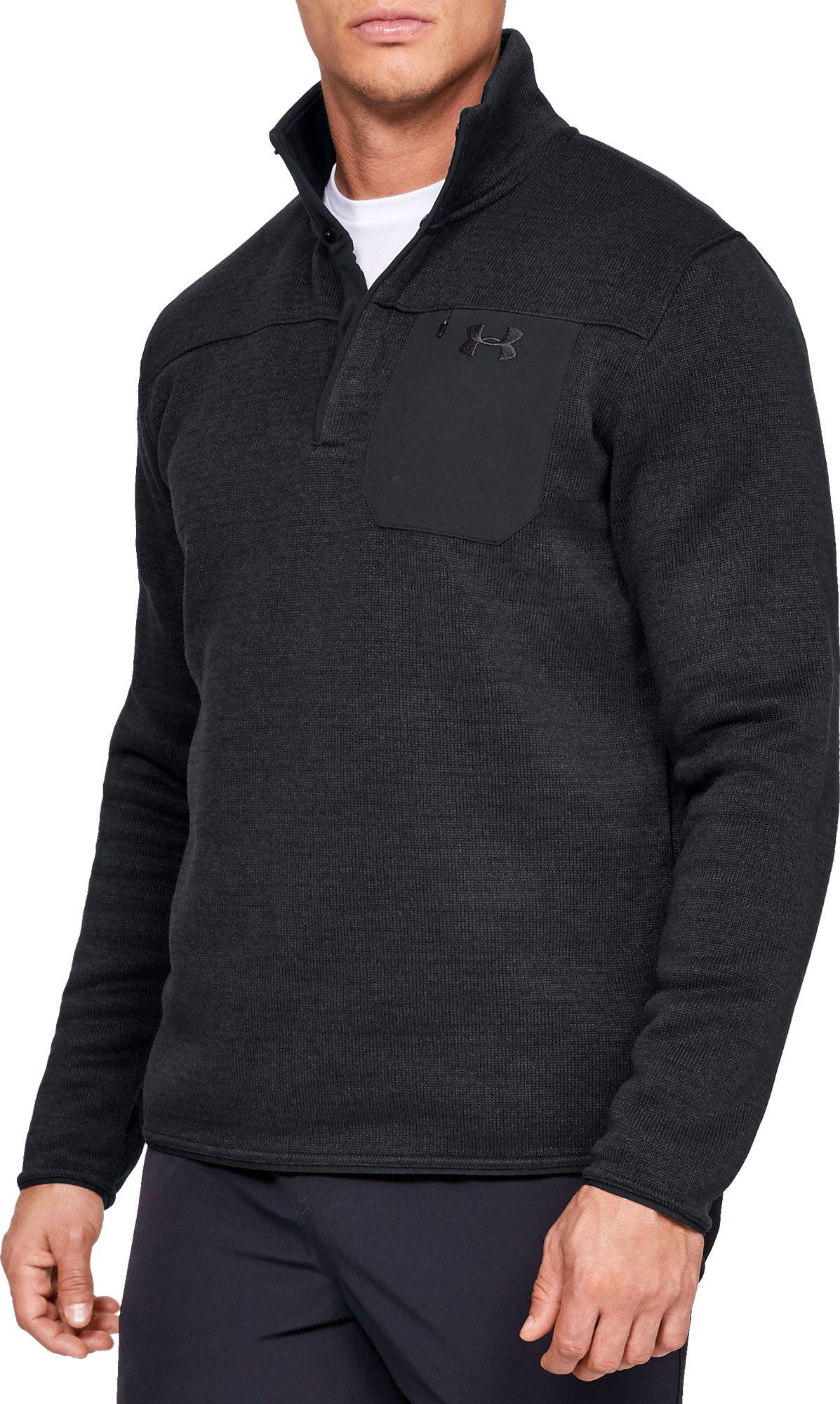 under armour men's sweaterfleece henley