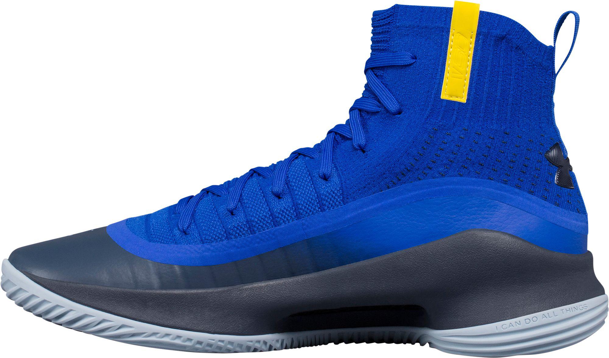 Under Armour Synthetic Curry 4 Basketball Shoes in Blue Under Armour Synthetic Curry 4 Basketball Shoes in Blue