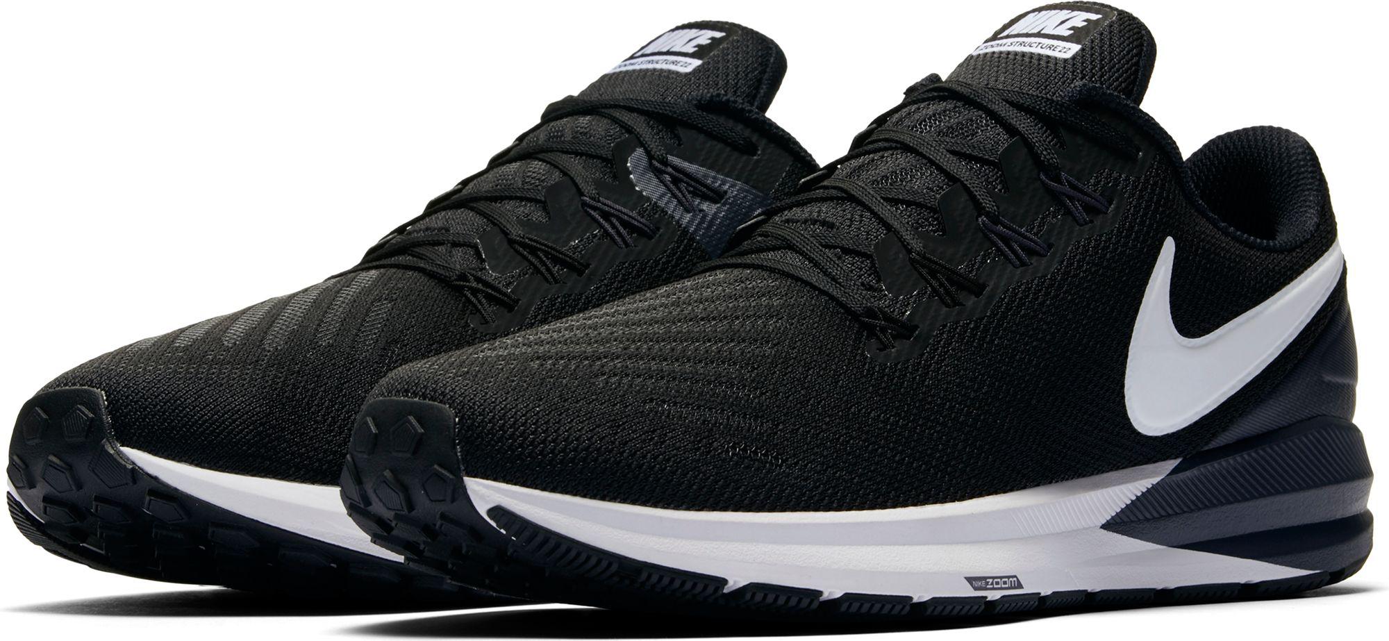 Nike Rubber Air Zoom Structure 22 Running Shoe (extra Wide) (black) for Men  | Lyst