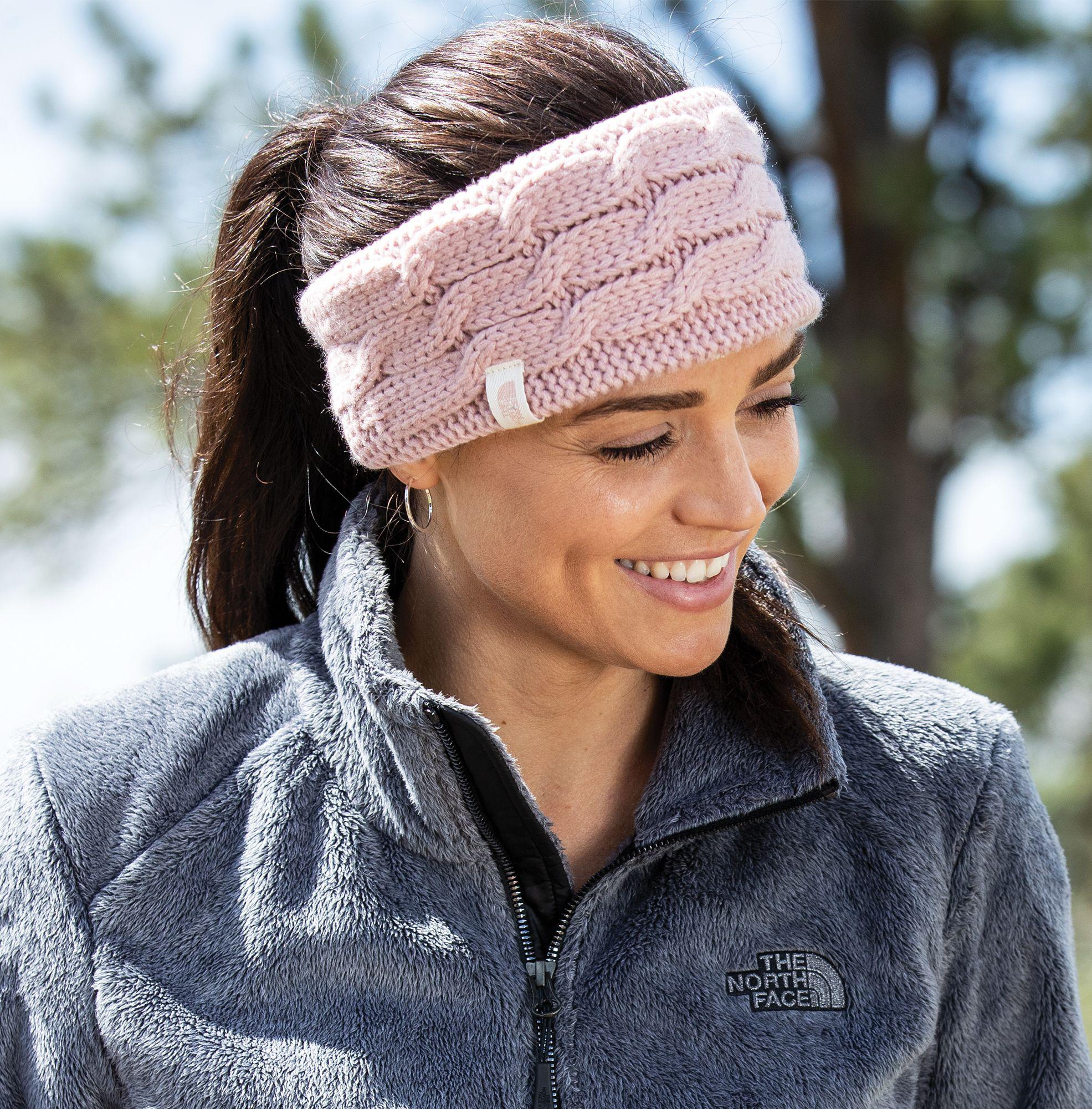 North Face Fleece Fuzzy Cable Ear Band 