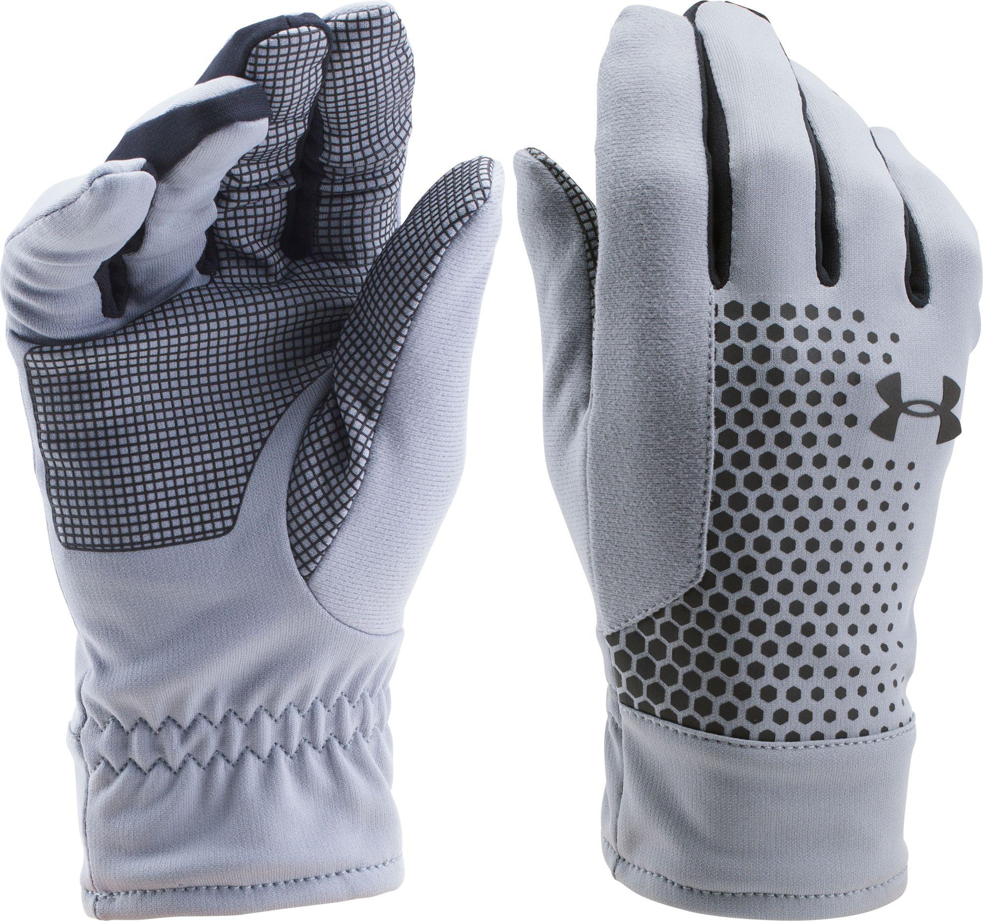 under armour men's threadborne running gloves