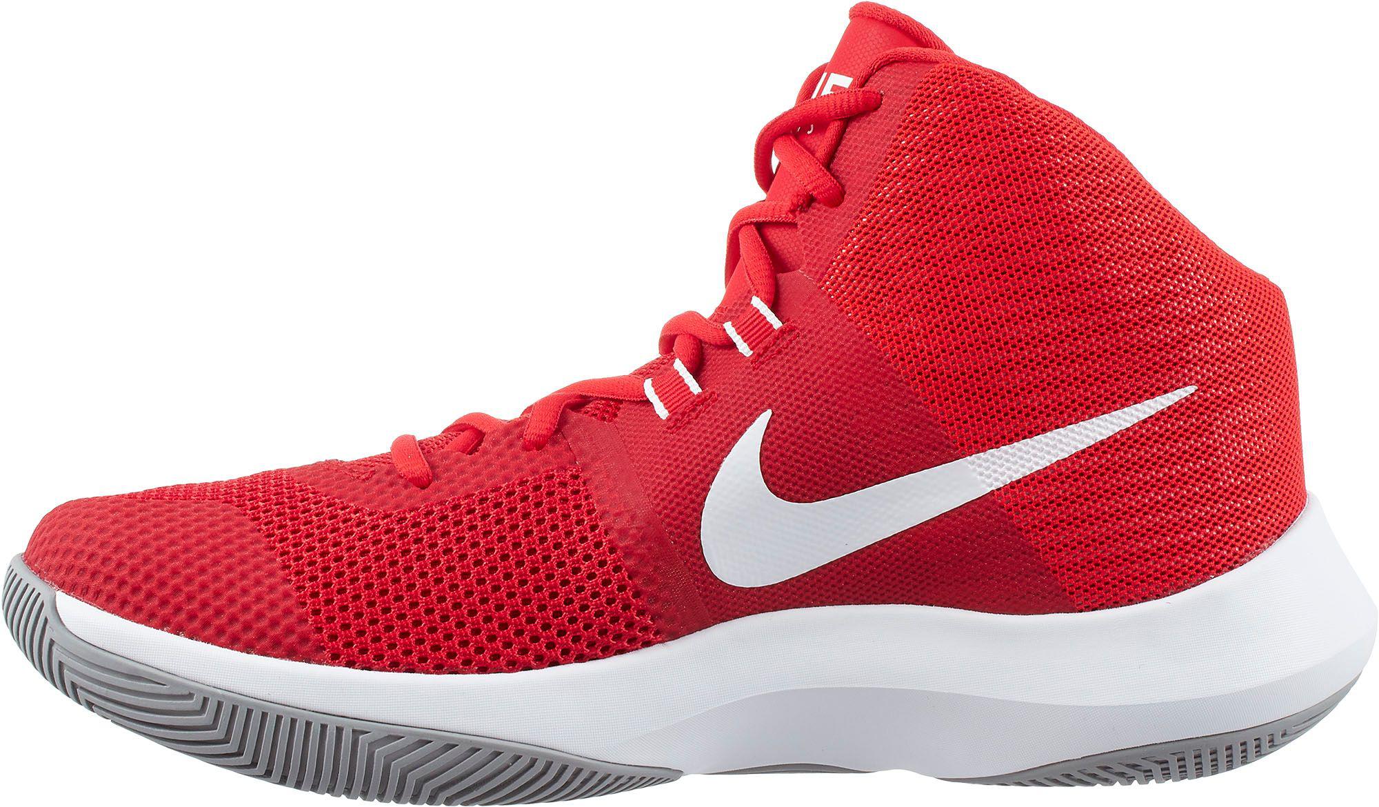 Nike Synthetic Air Precision Basketball Shoes in University Red/White (Red) for Men - Lyst