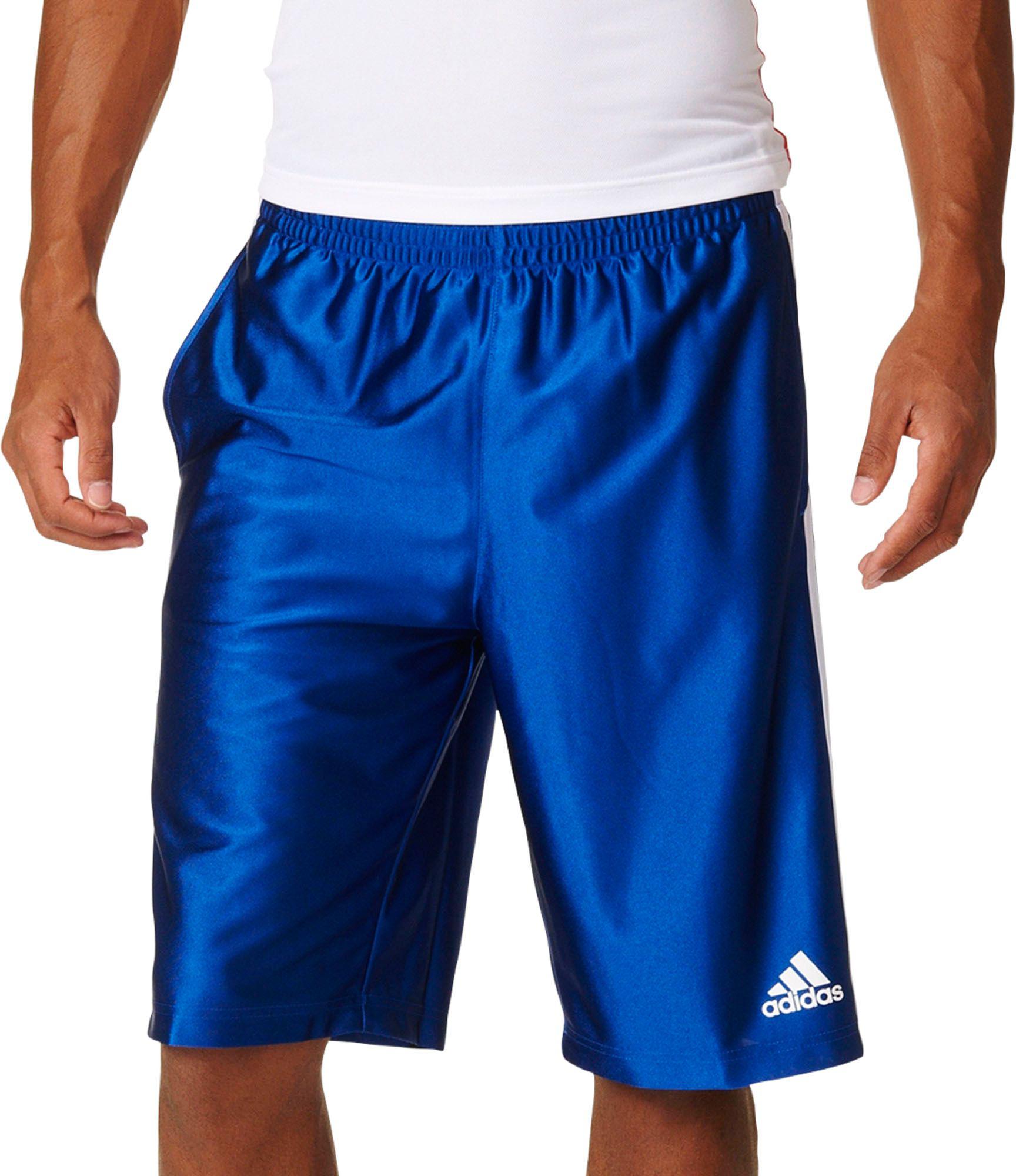 blue basket ball shorts