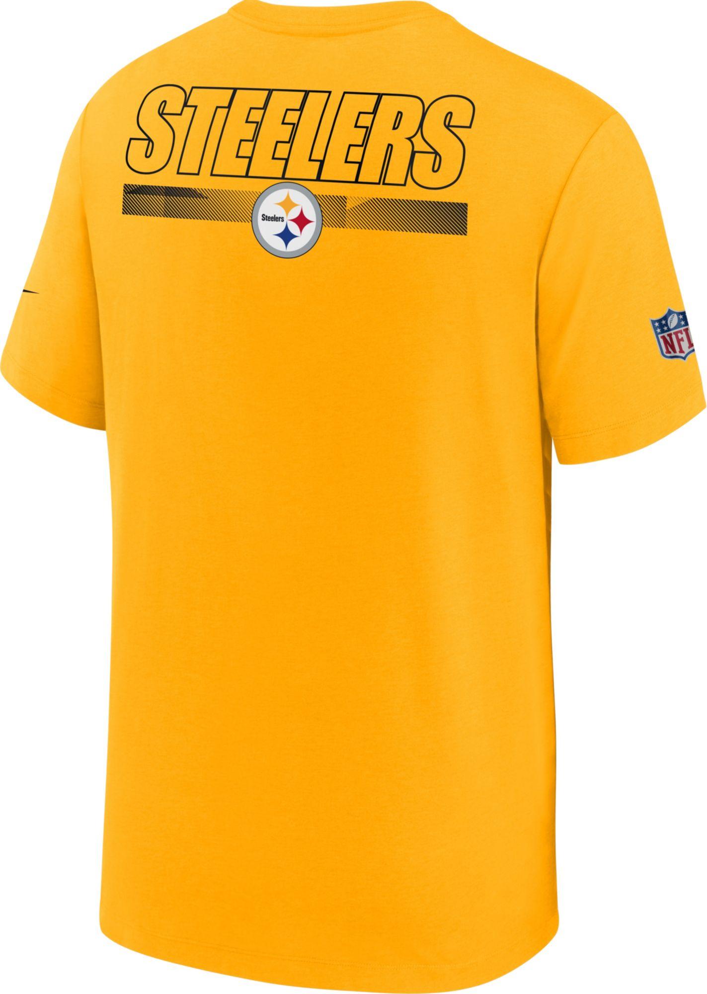 Nike Pittsburgh Steelers Legend Performance T-shirt in Yellow for Men ...