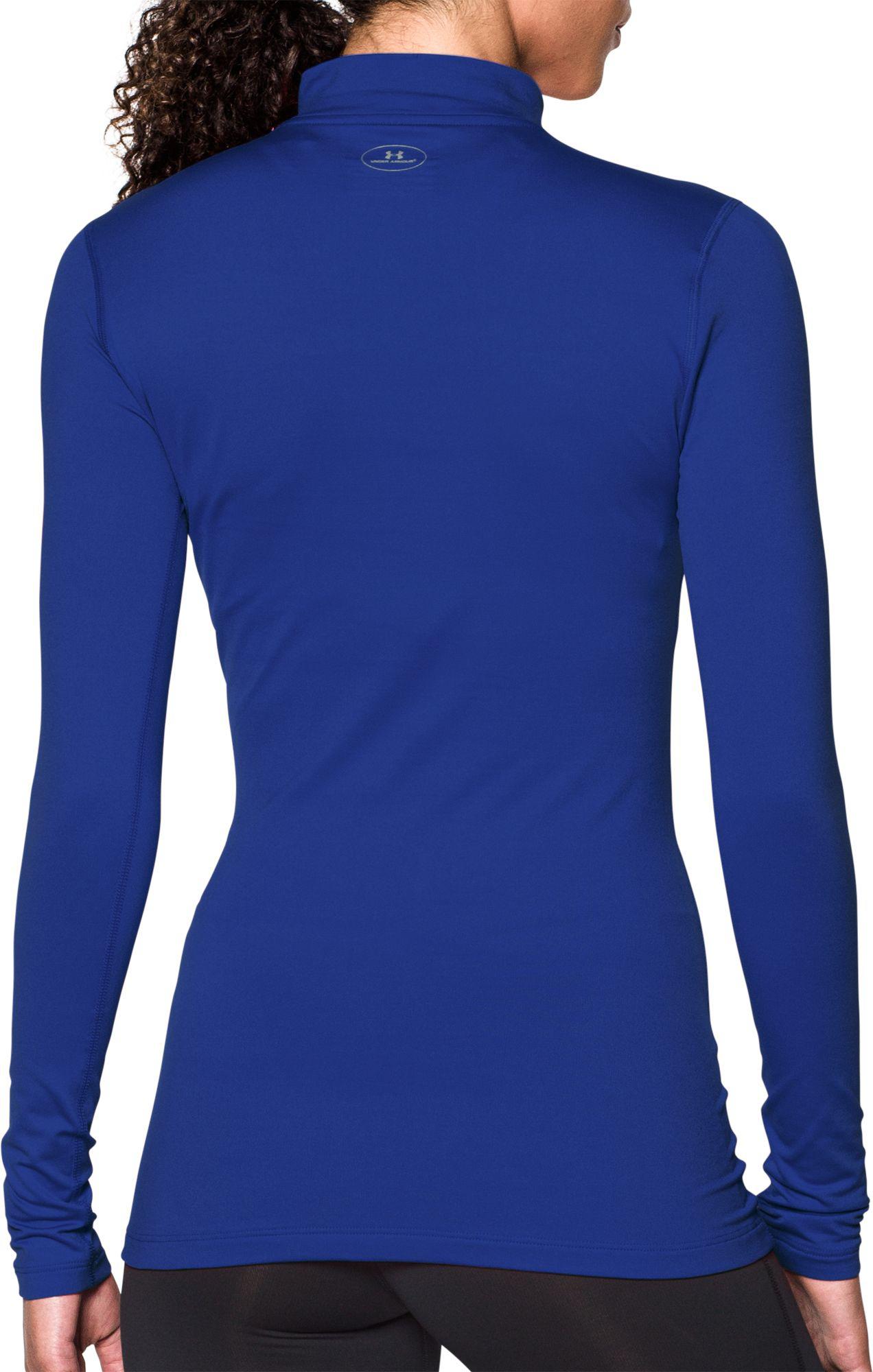 under armour women's fitted coldgear mockneck shirt