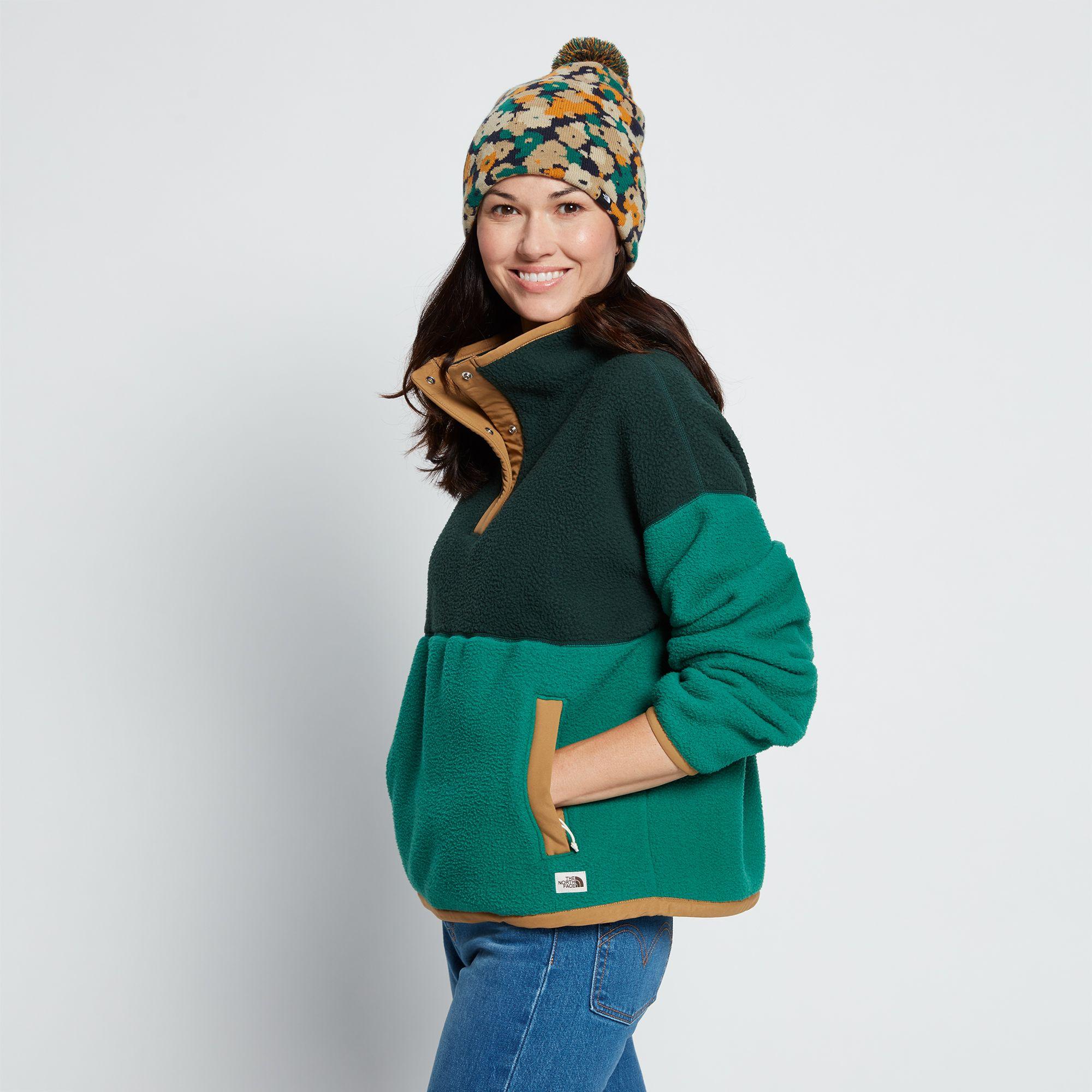north face cragmont fleece green