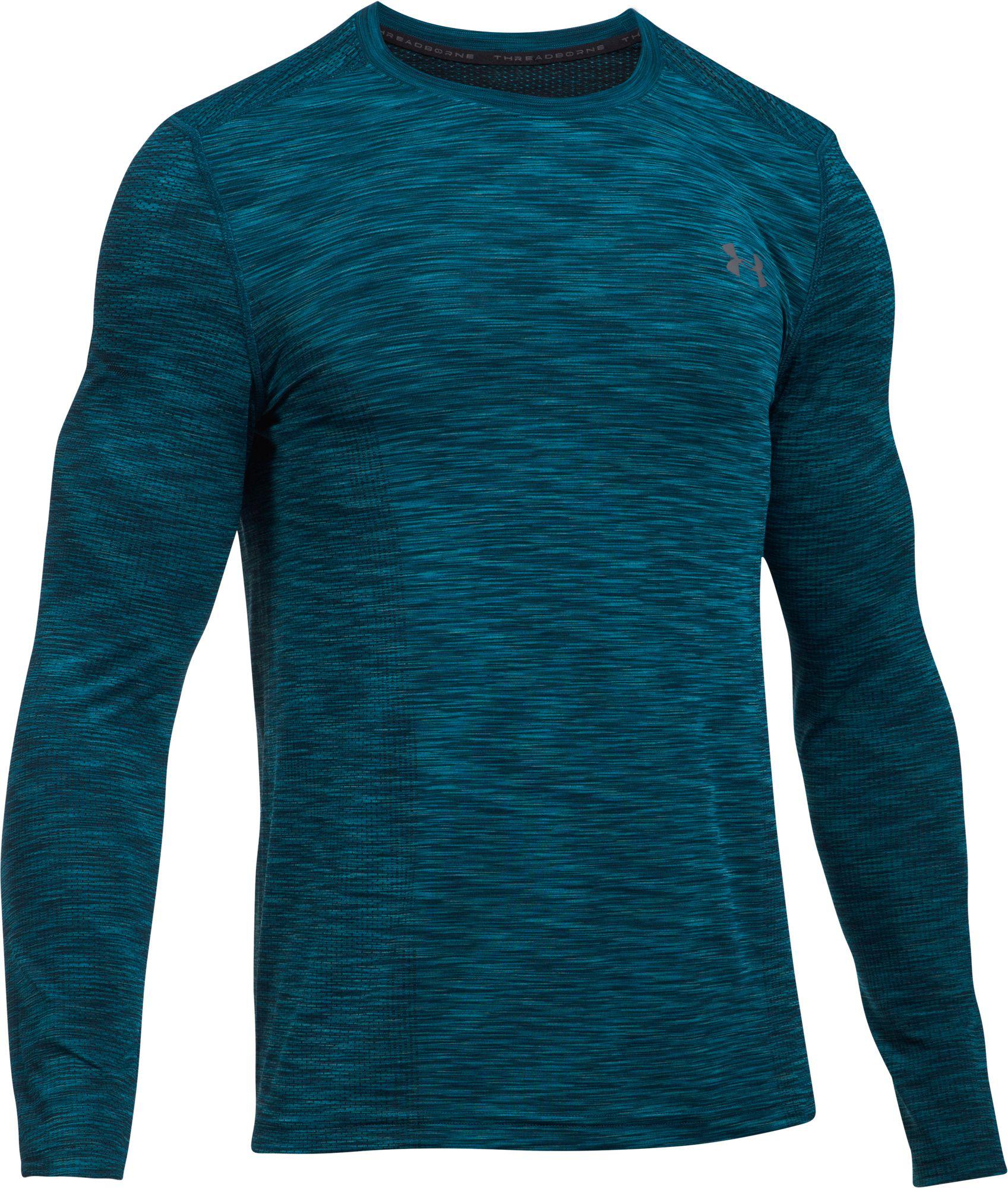 under armour men's threadborne seamless long sleeve shirt