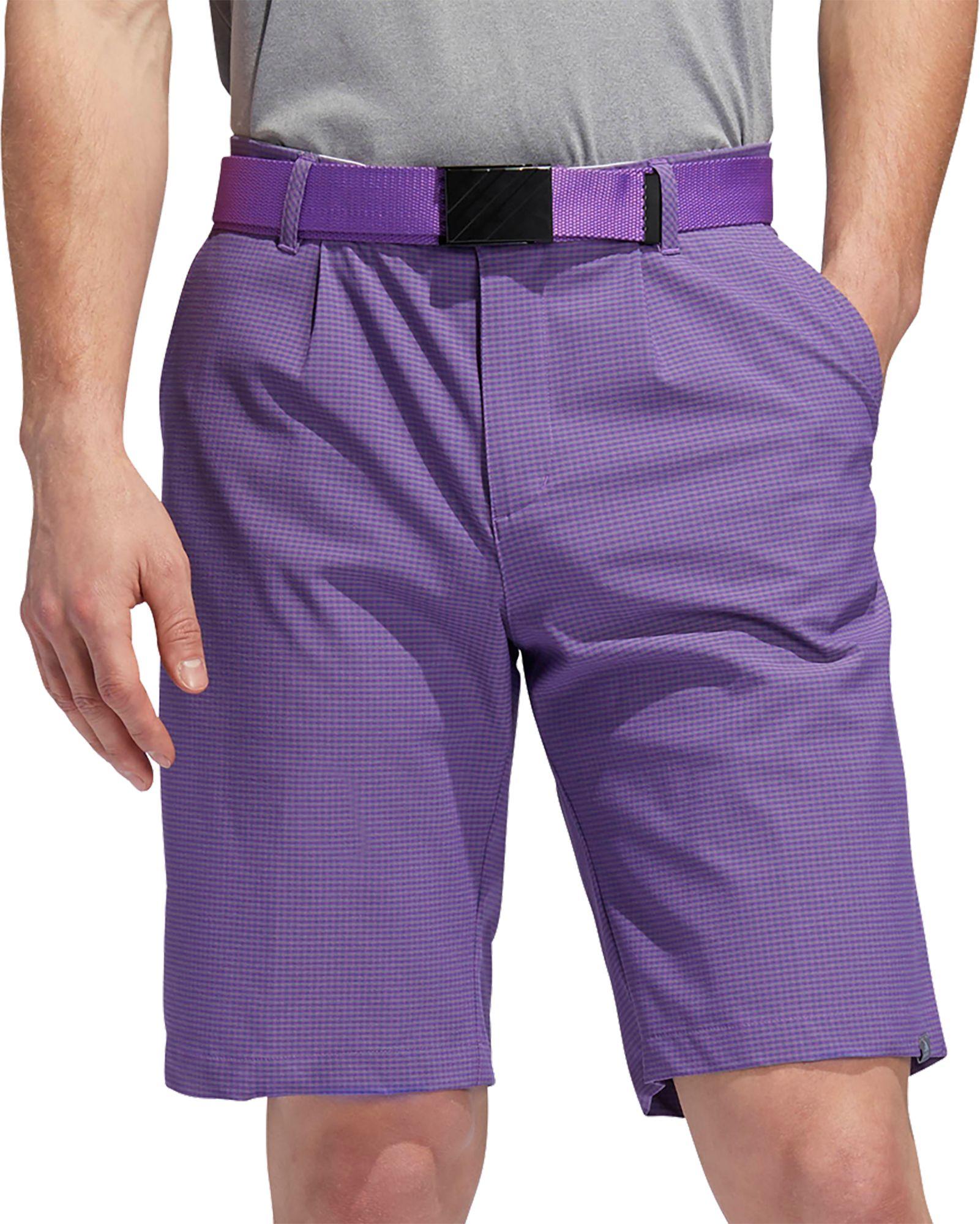 adidas Synthetic Ultimate365 Gingham Golf Shorts in Purple for Men Lyst