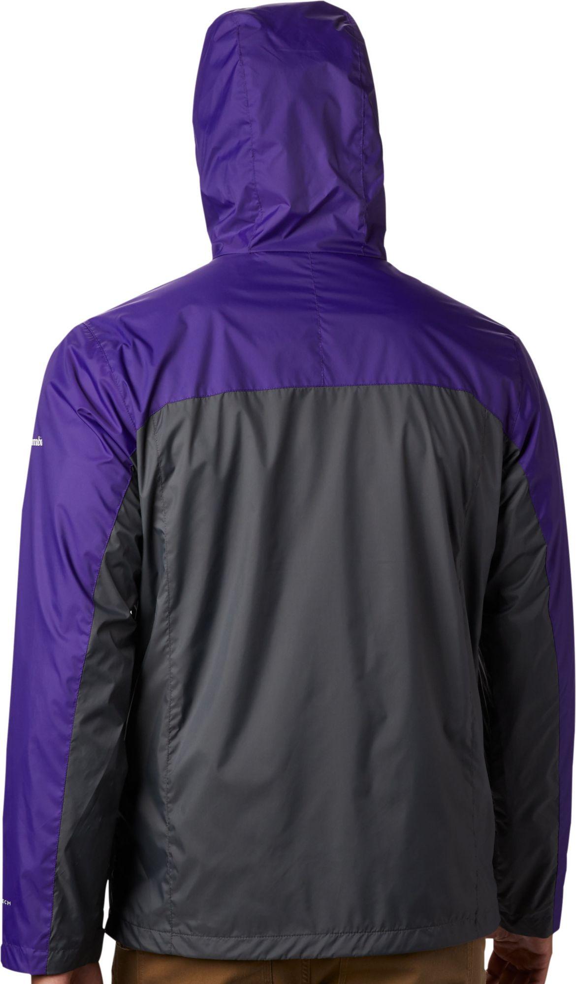 Columbia Synthetic Washington Huskies Purple Glennaker Storm Jacket for