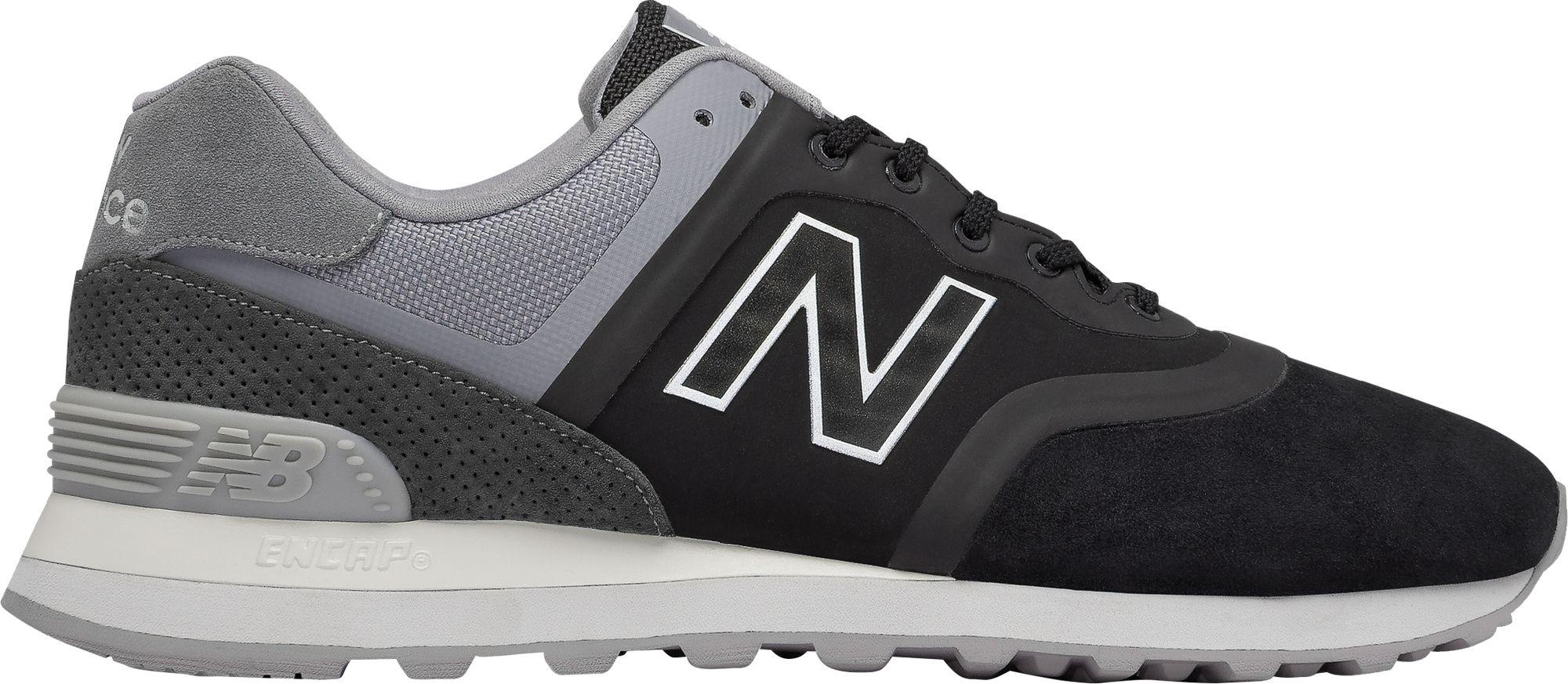 New Balance Rubber 574v2 Shoes in Black 
