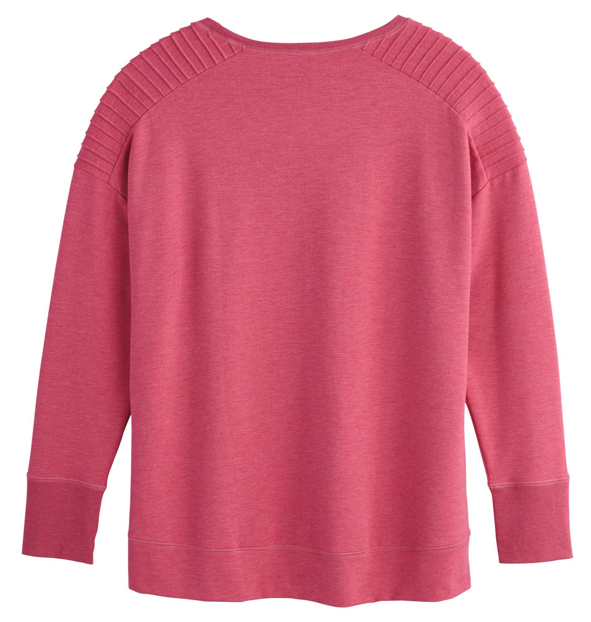 Reebok women's side slit fleece sweatshirt Clearance