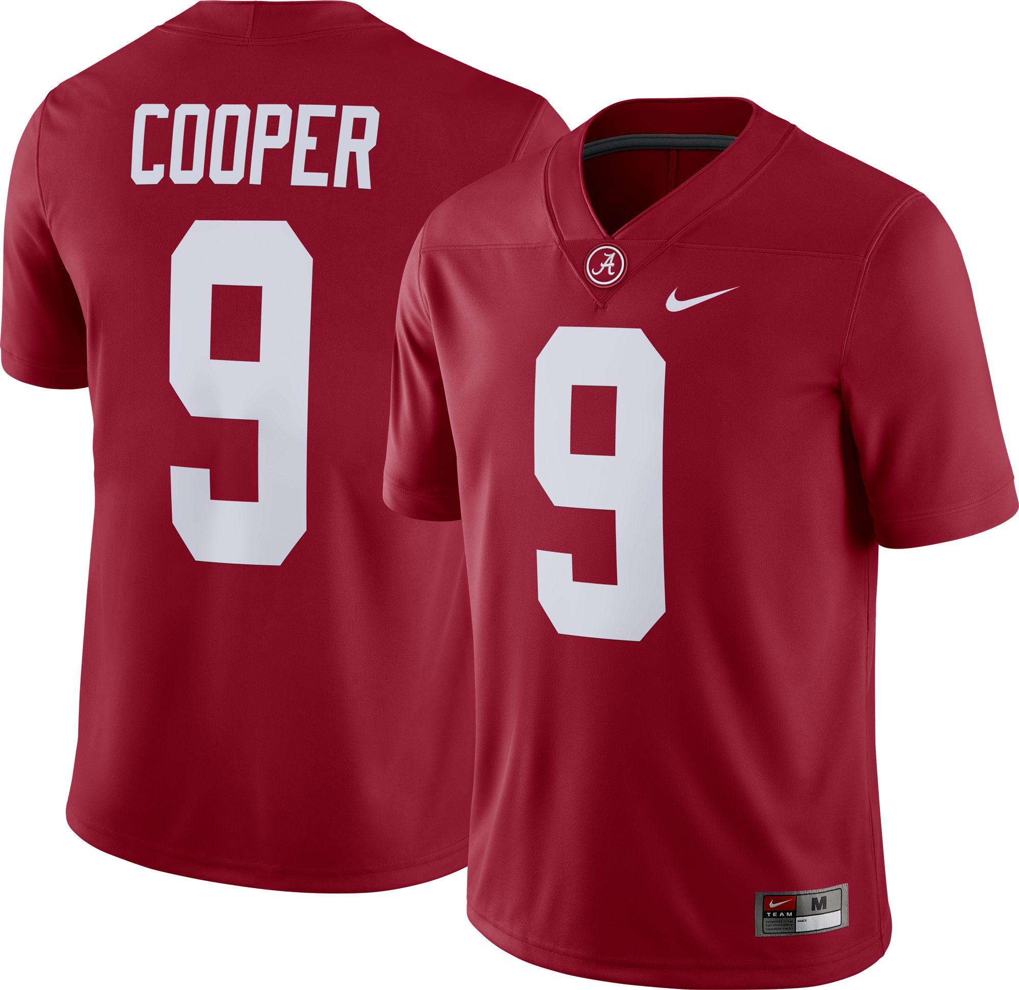 Nike Amari Cooper Alabama Crimson Tide #9 Crimson Dri-fit Game Football ...