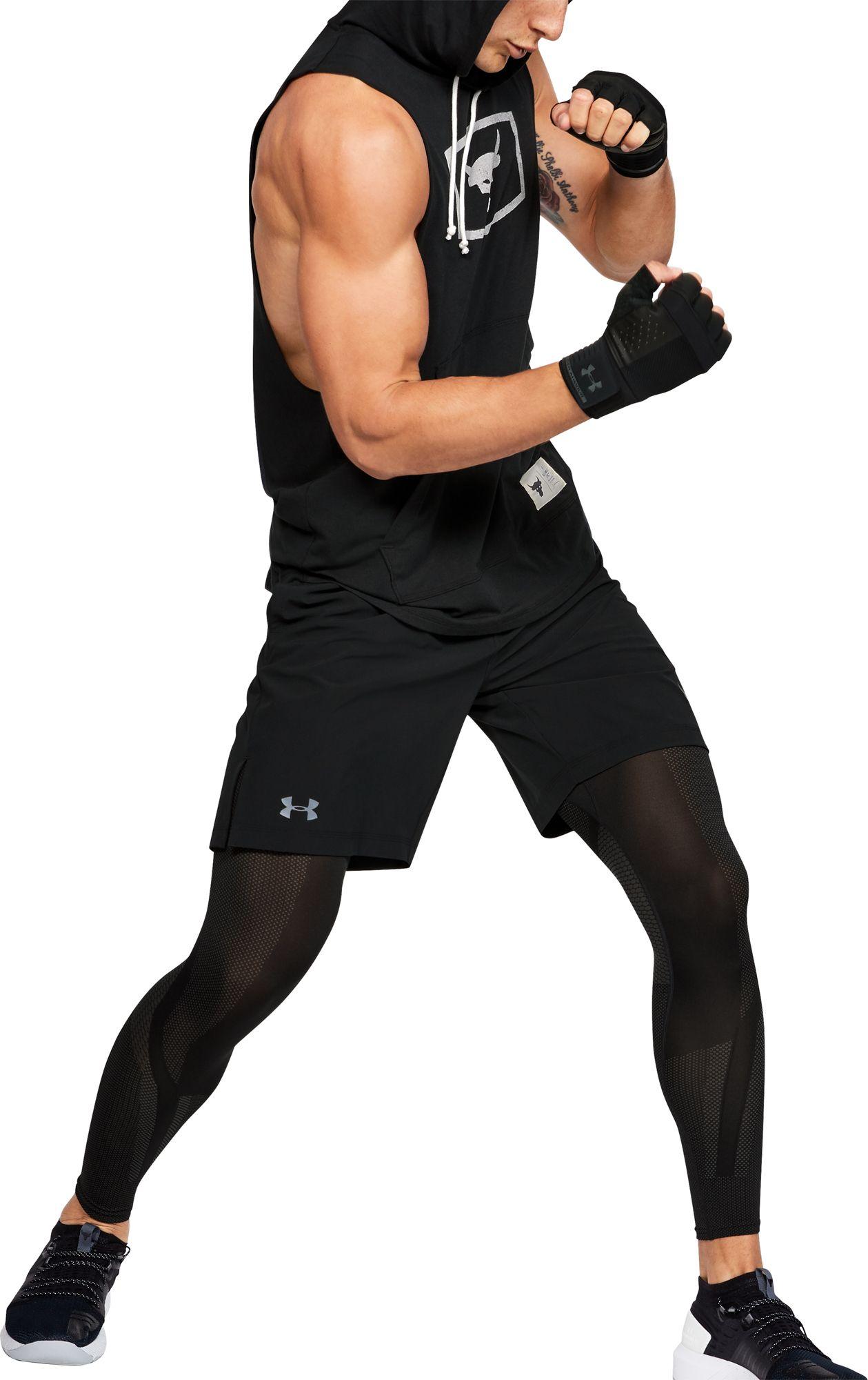 the rock sleeveless sweatshirt