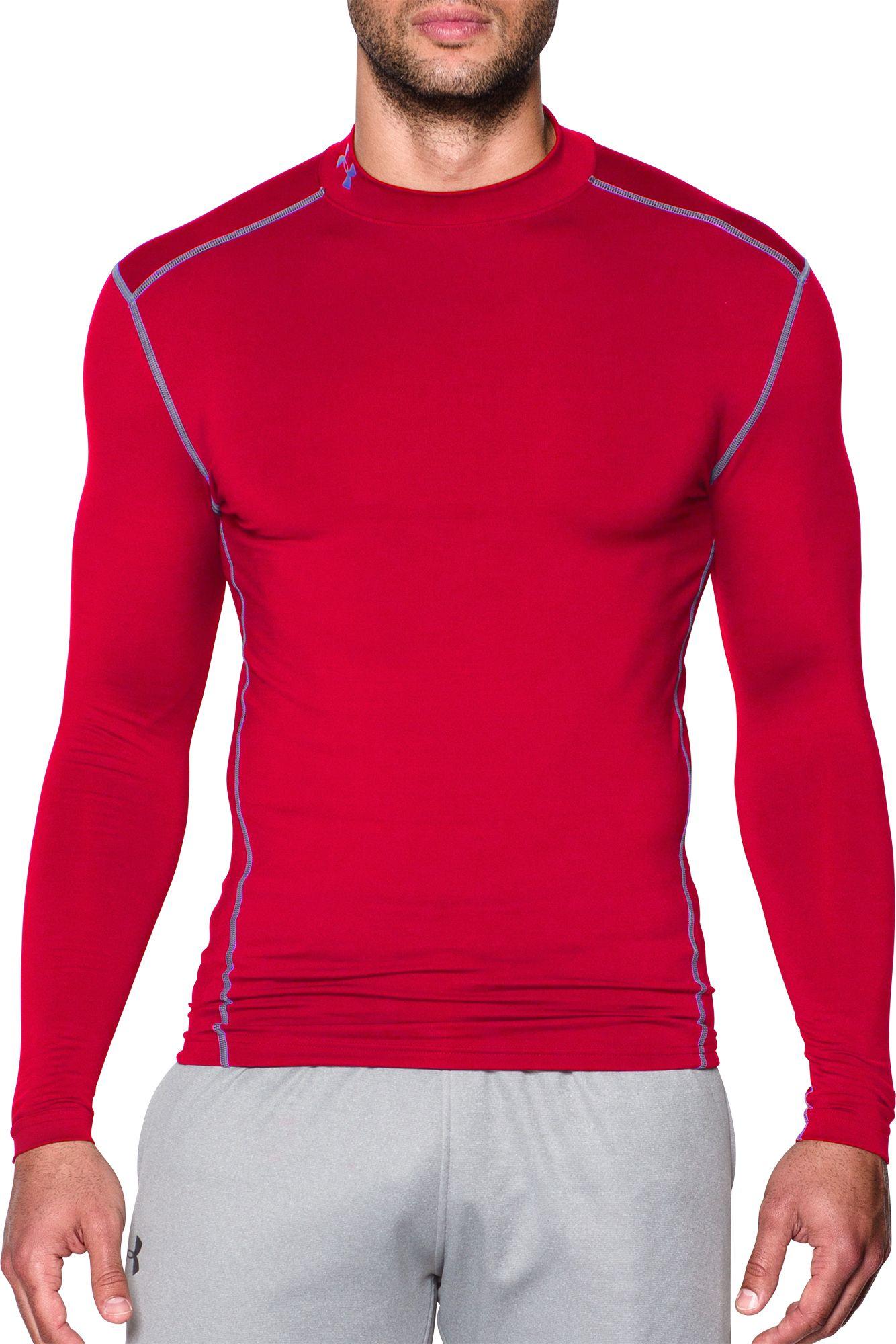Download Under Armour Synthetic Mock Neck Long-sleeve T-shirt in ...
