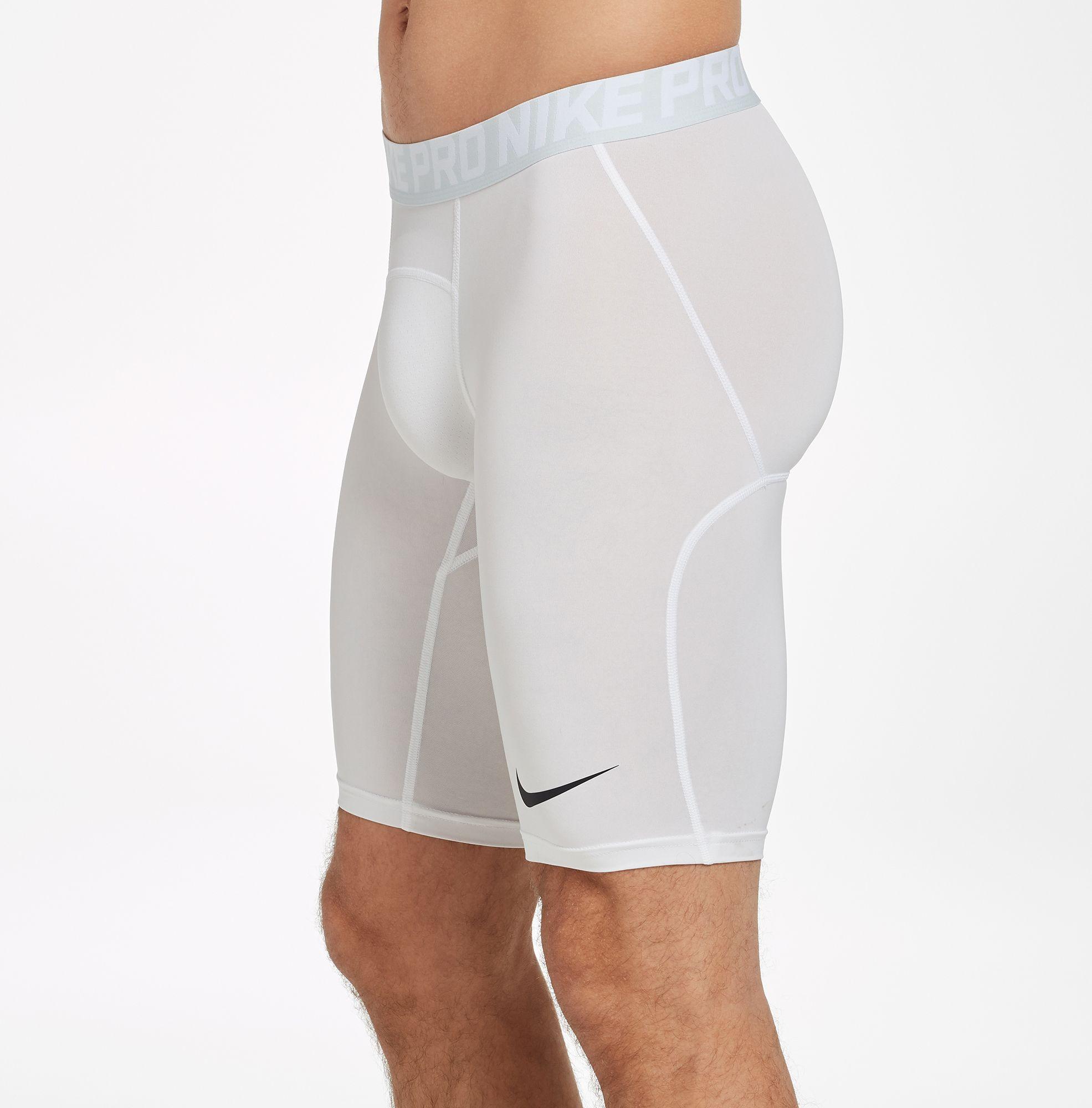 Nike Synthetic Pro Long Shorts in White for Men Lyst
