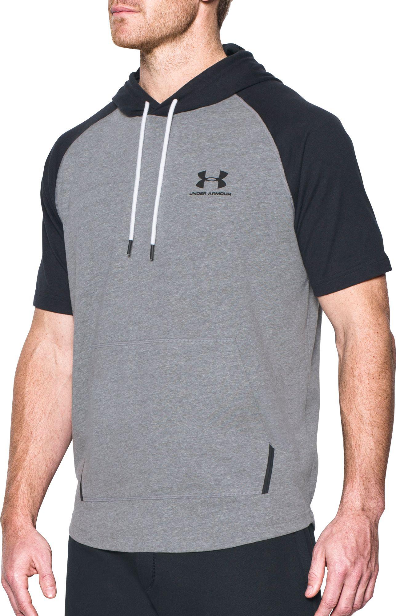 under armour sportstyle short sleeve hoodie