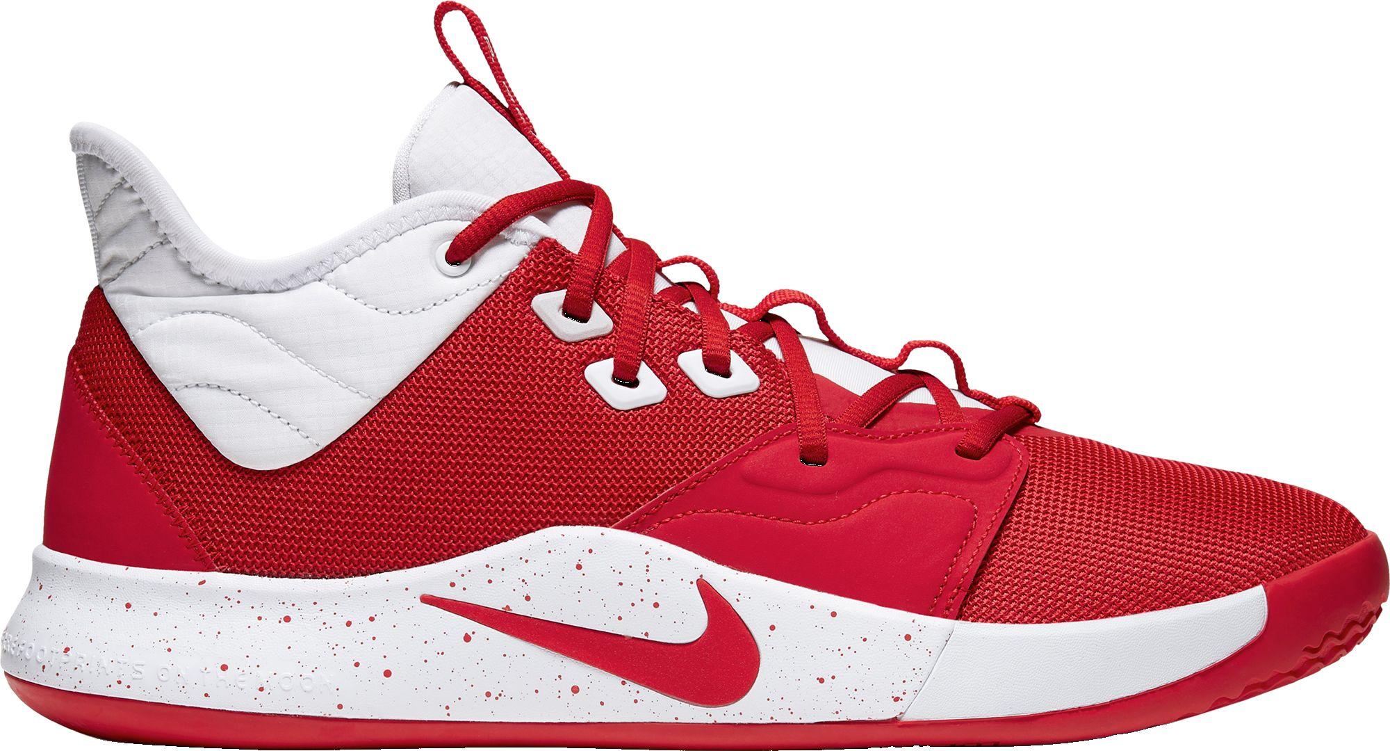 Nike Pg3 Basketball Shoes in Red/White (Red) for Men - Lyst