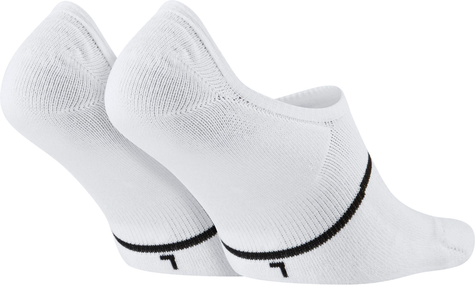 Nike Cotton Sneaker Sox Essential Footie Sock 2 Pack in White for Men