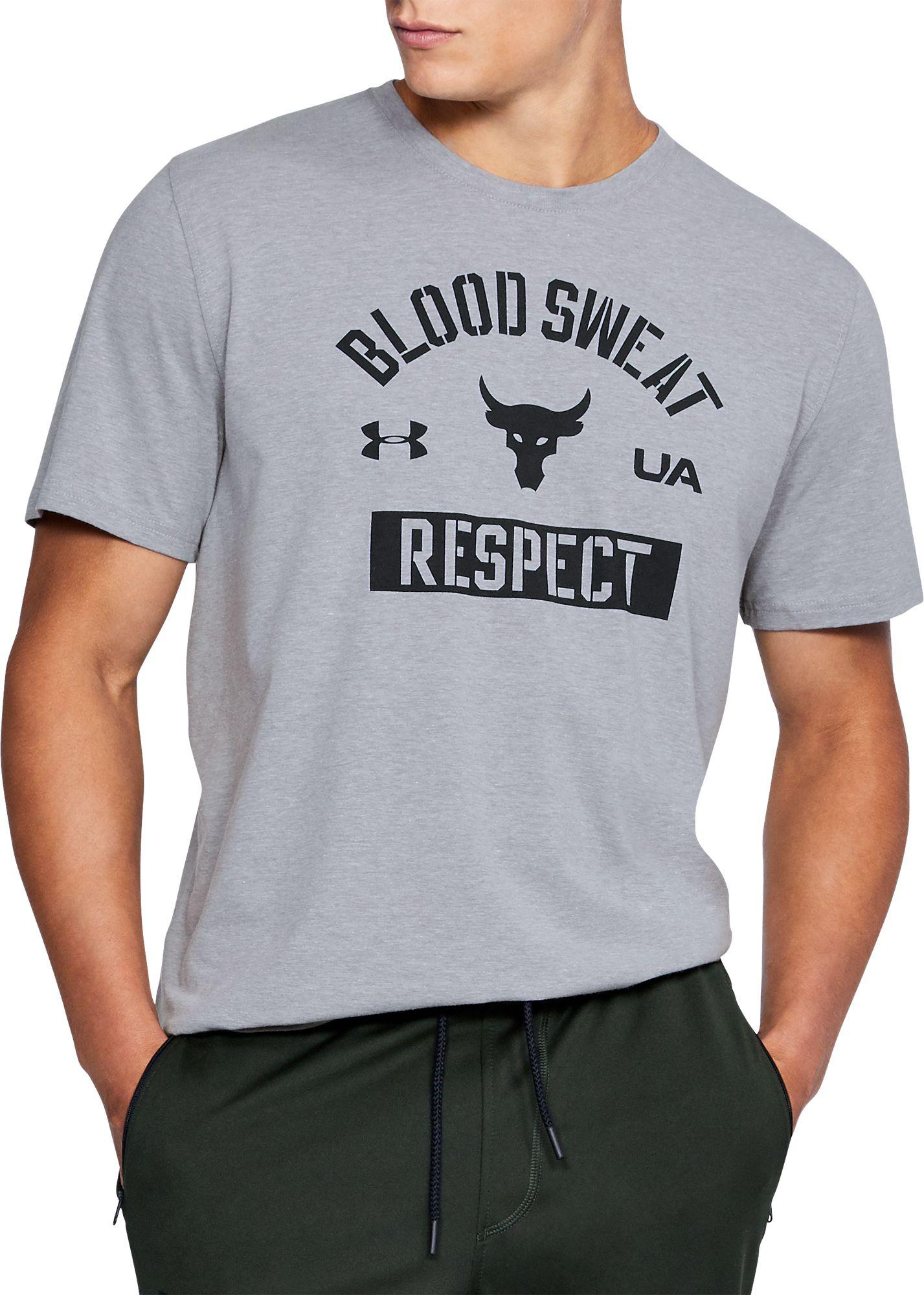 under armour blood sweat respect t shirt
