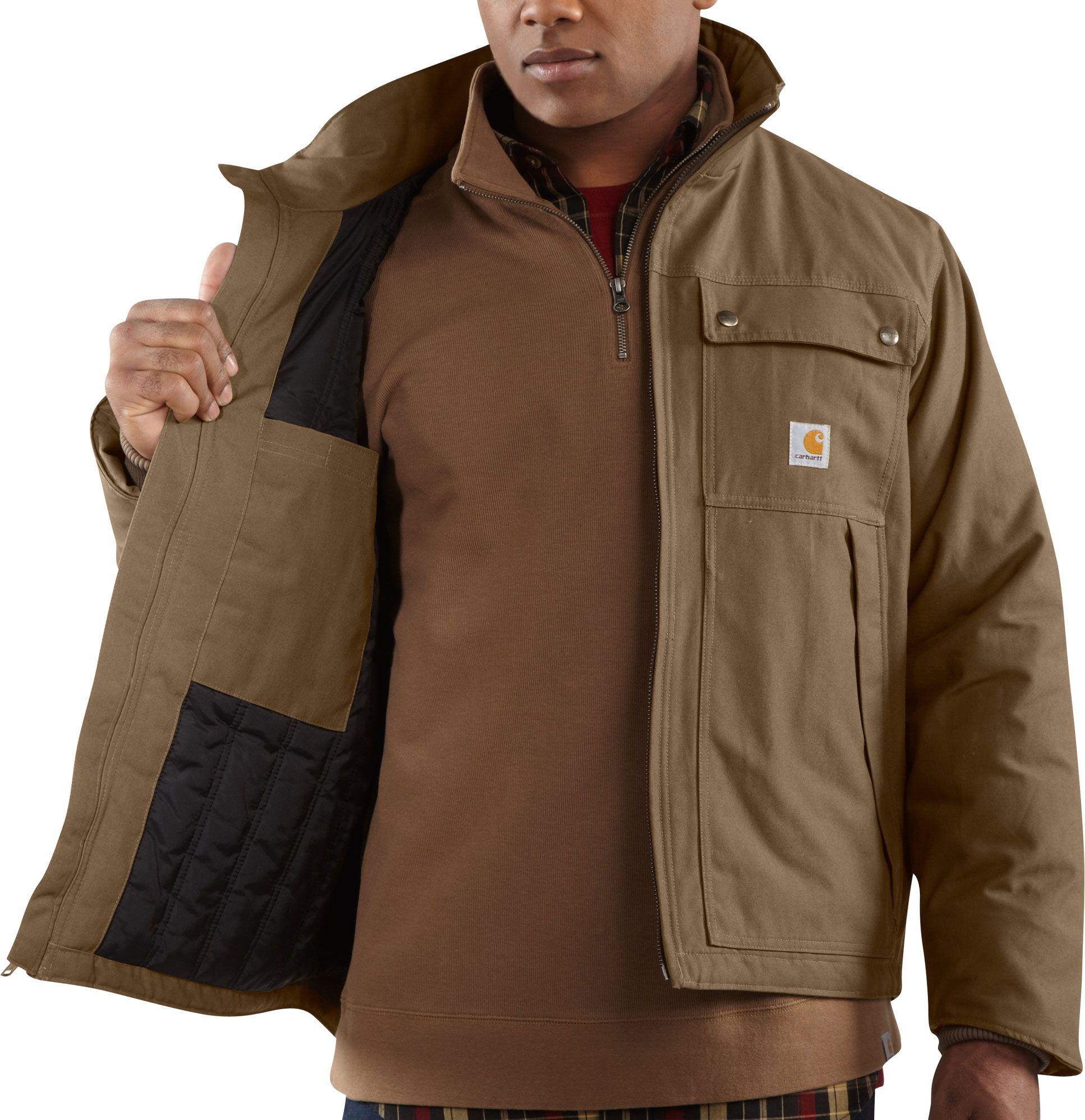 Carhartt Synthetic Quick Duck Jefferson Traditional Jacket in Brown for Men - Lyst
