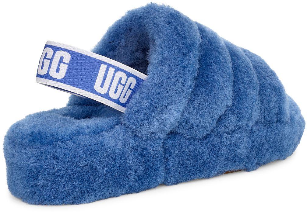 deep periwinkle ugg slides