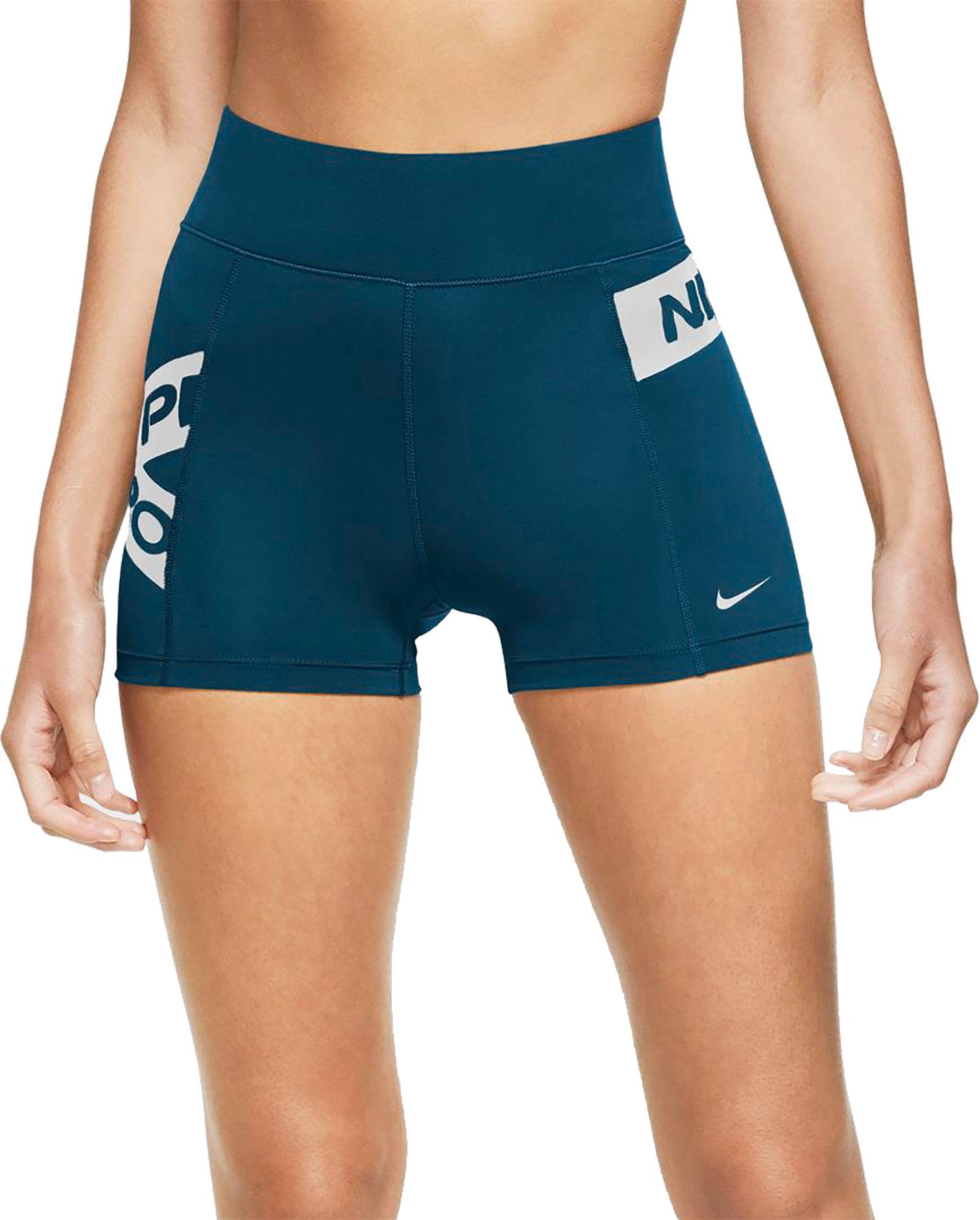 Nike Pro 3'' Trompe Shorts in Blue - Lyst