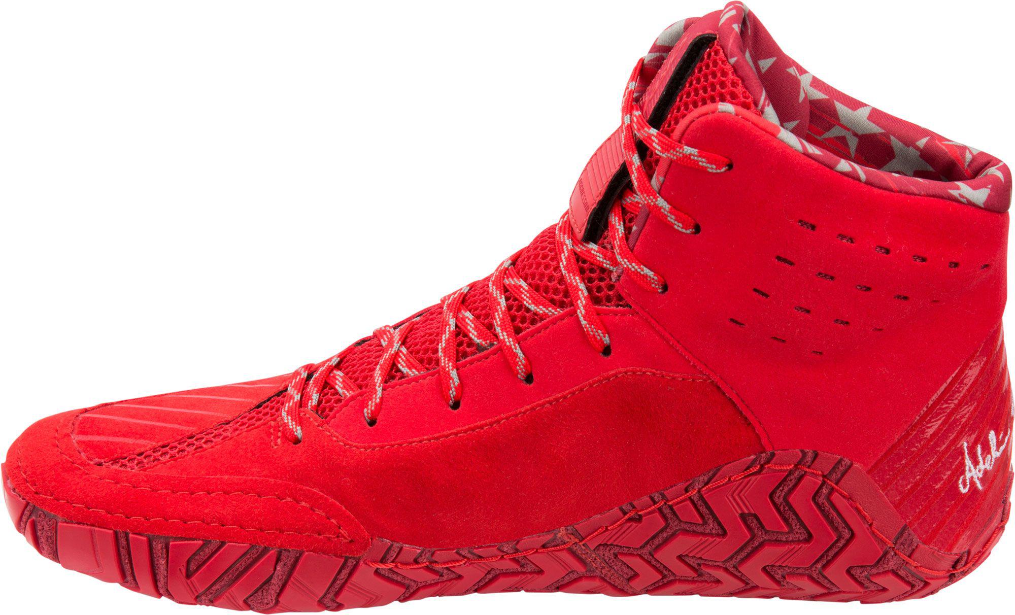 asics aggressor 4 red