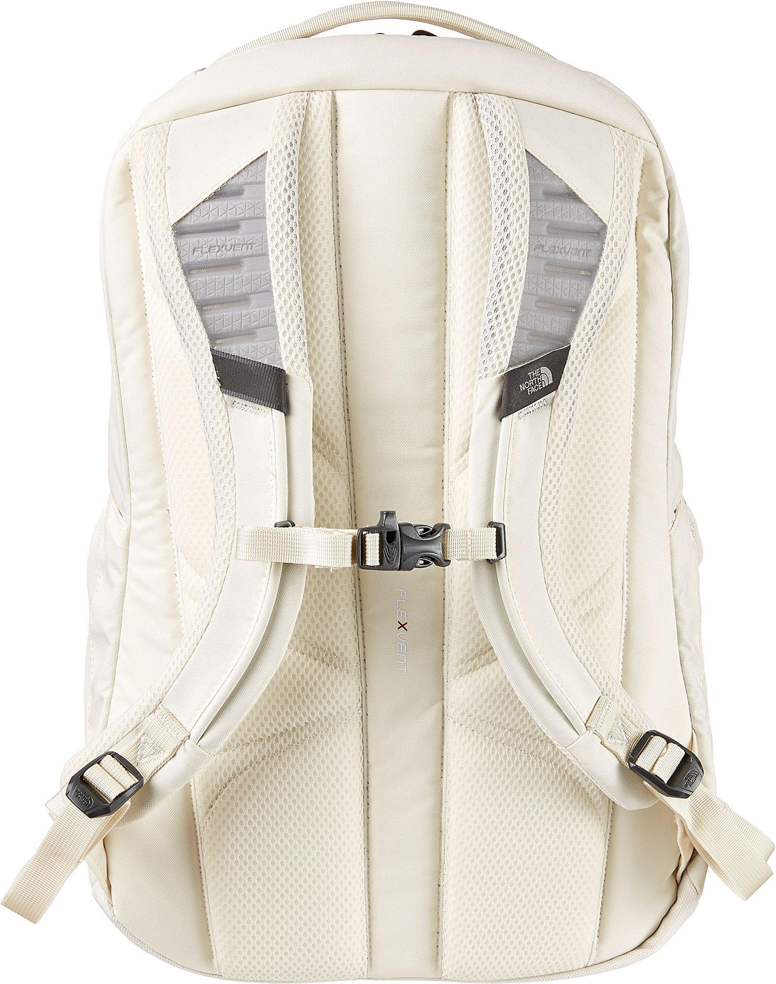 the north face women's jester luxe backpack vintage white