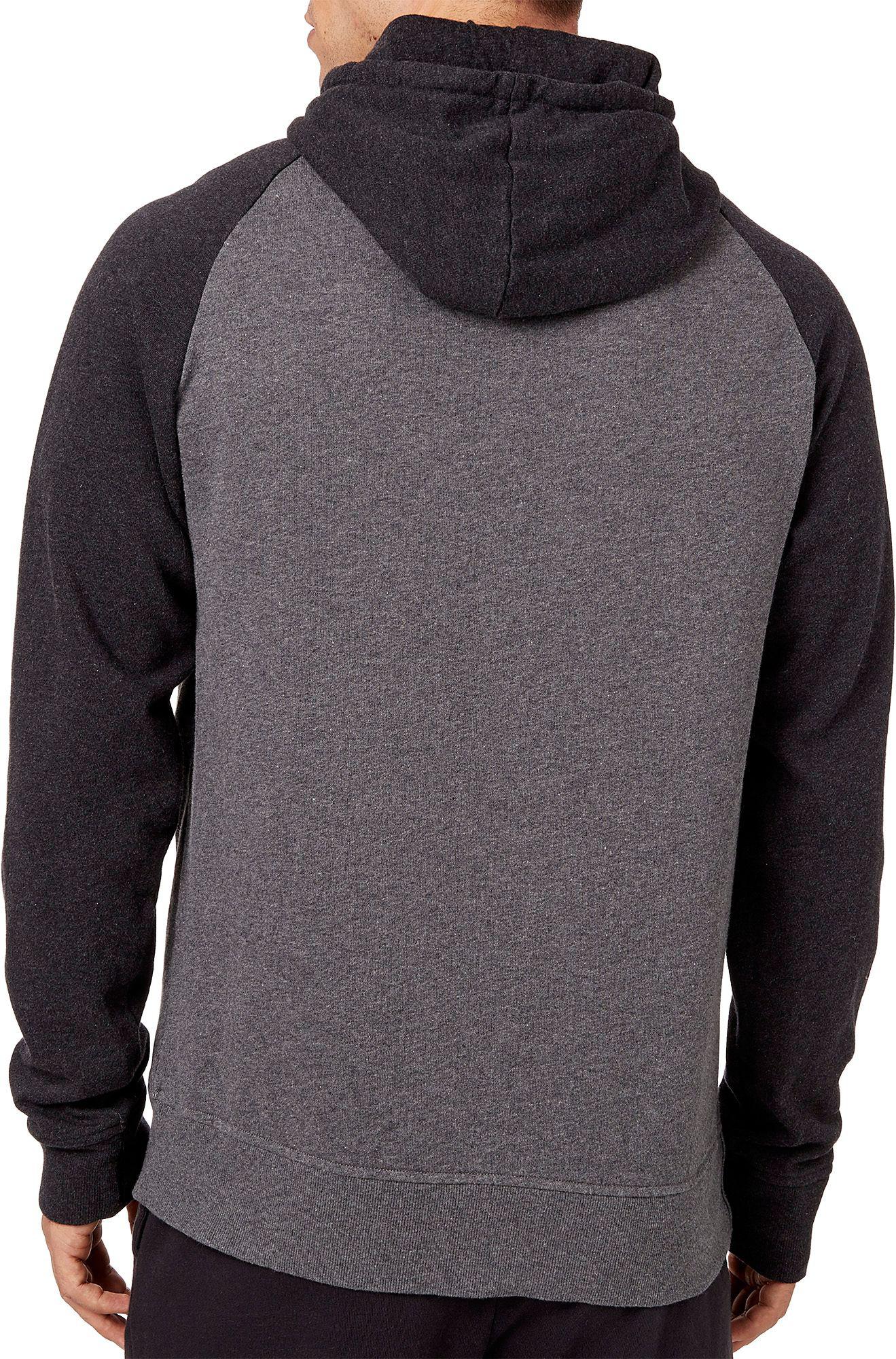reebok men's heather cotton fleece hoodie