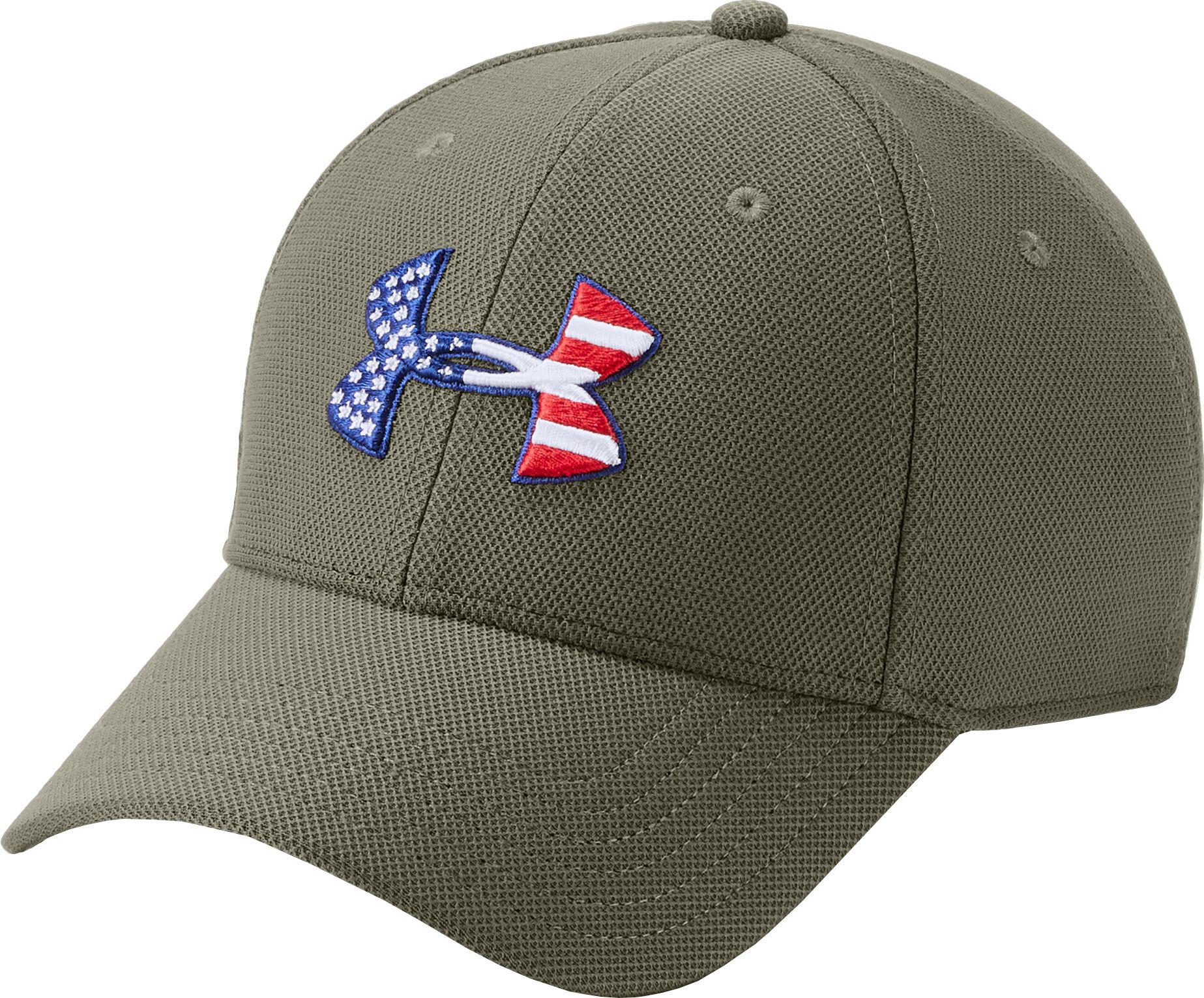 under armour men's freedom flag blitzing hat